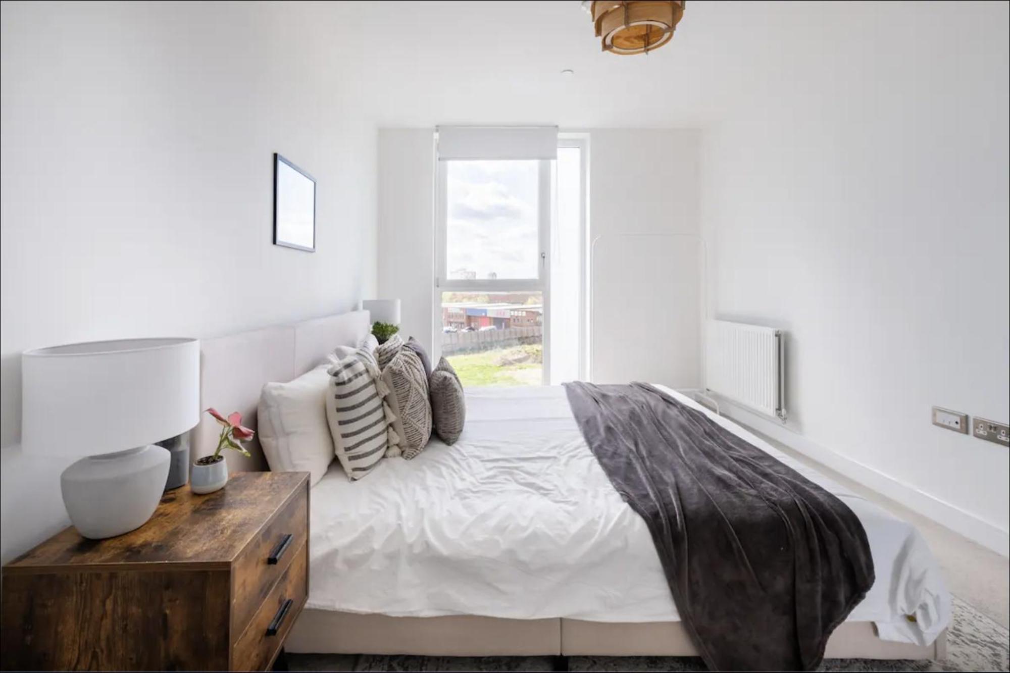 Lägenhet Scandi Style Flat In With Private Terrace
