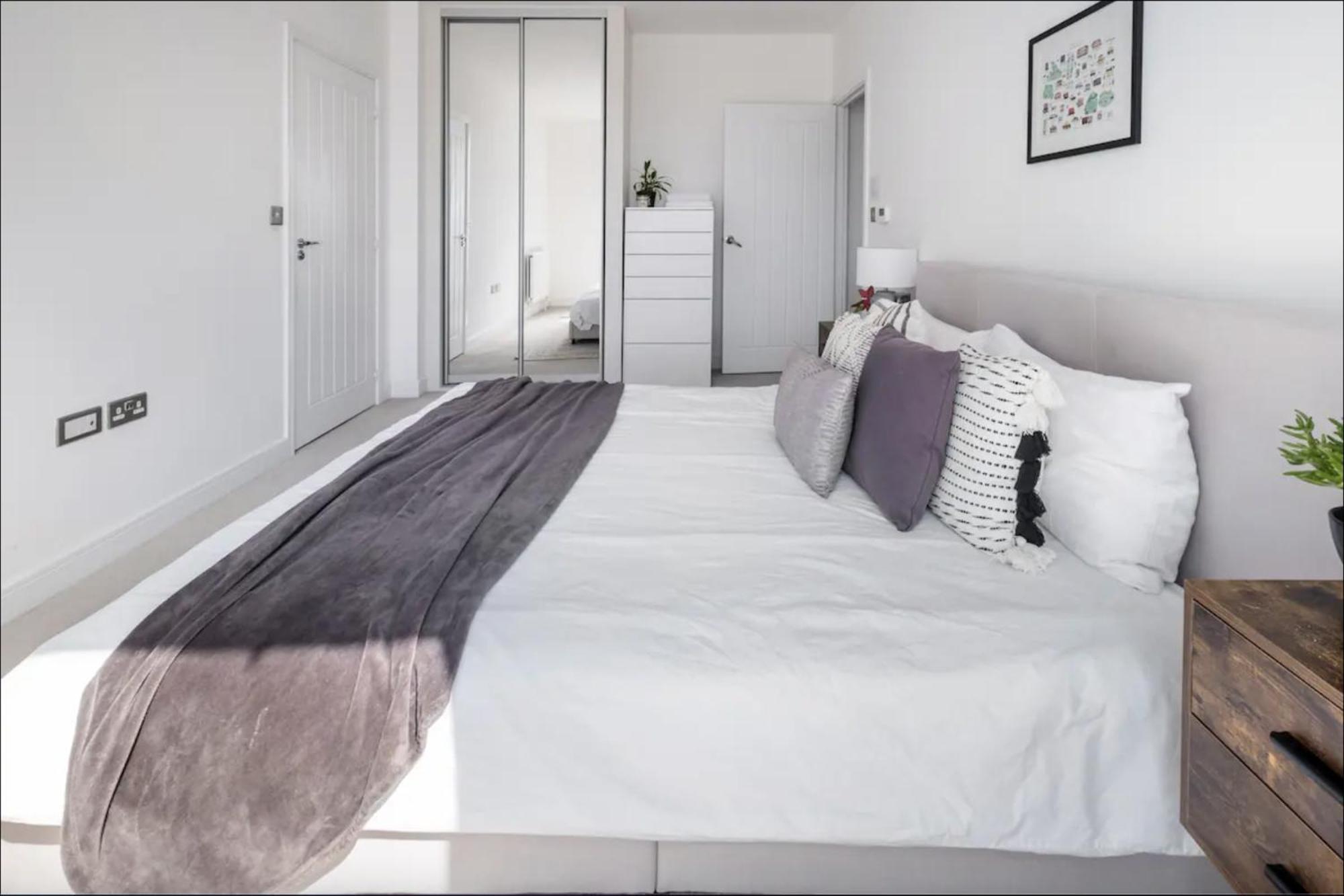 Lägenhet Scandi Style Flat In With Private Terrace *