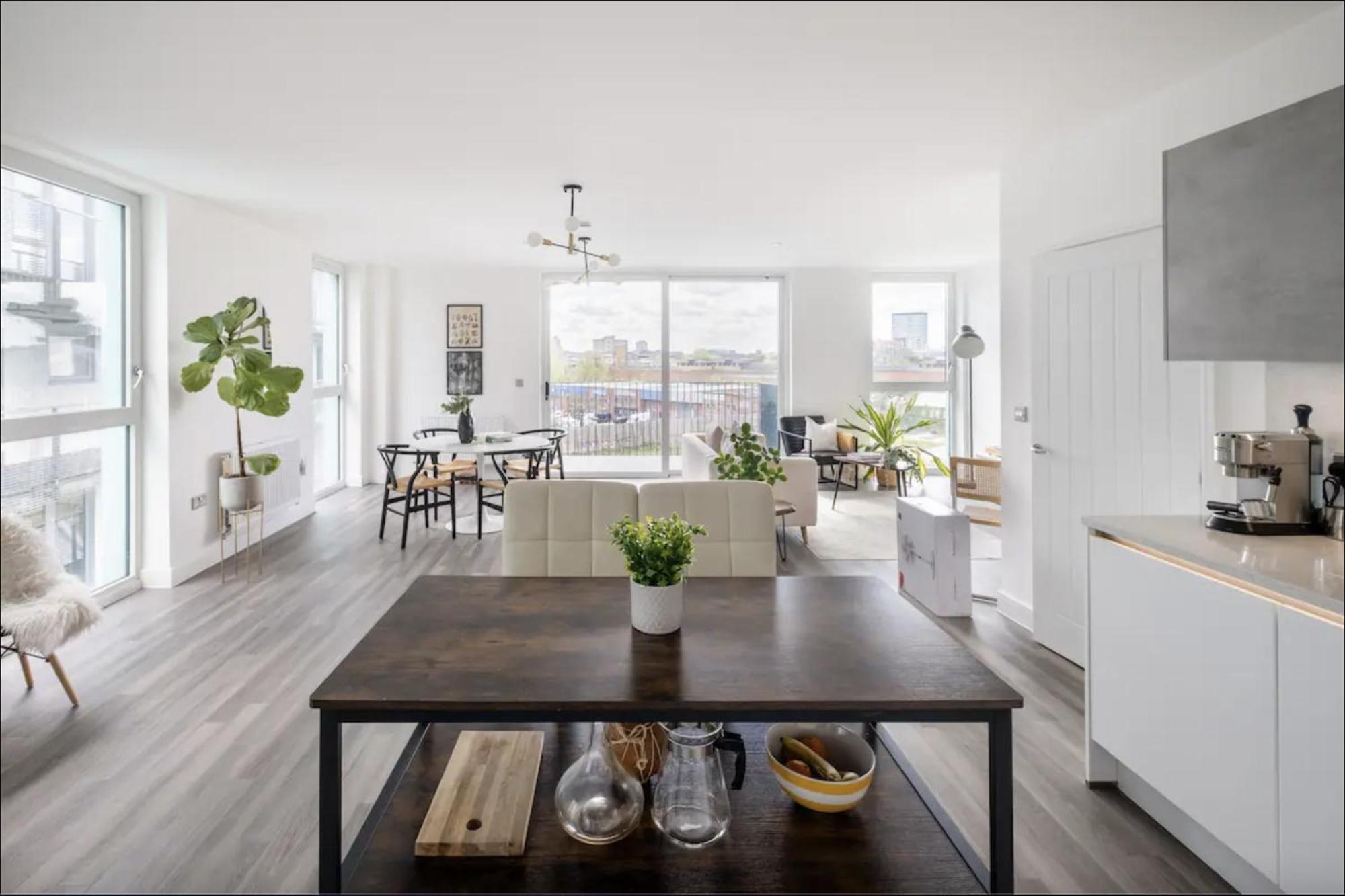 Lägenhet Scandi Style Flat In With Private Terrace