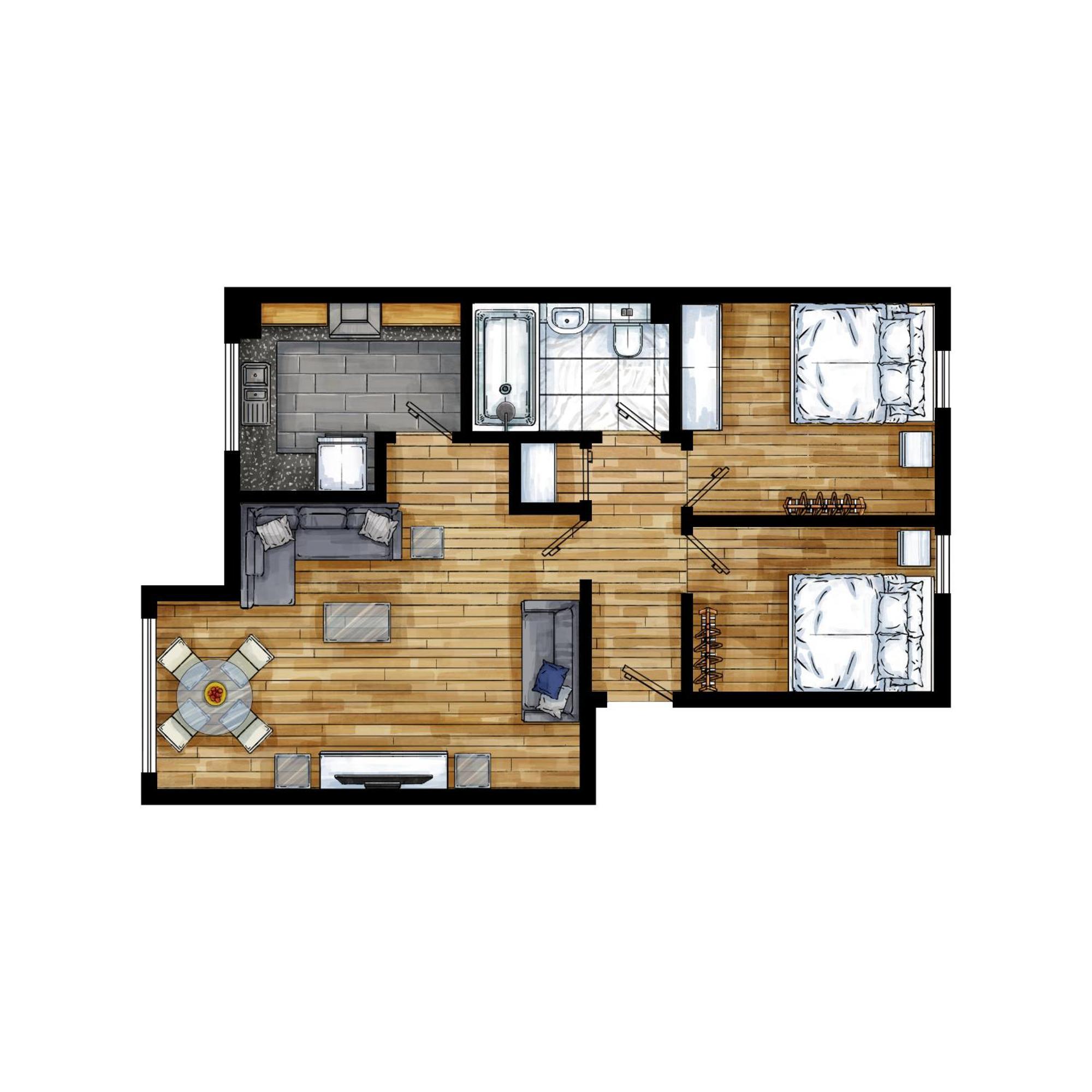 2-br Oasis In Woolwich * Londra