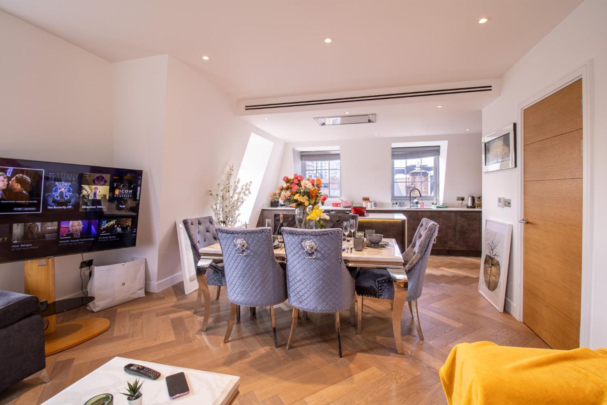 Appartement Elegant 3-bedroom Penthouse In Marble Arch 70 Londen