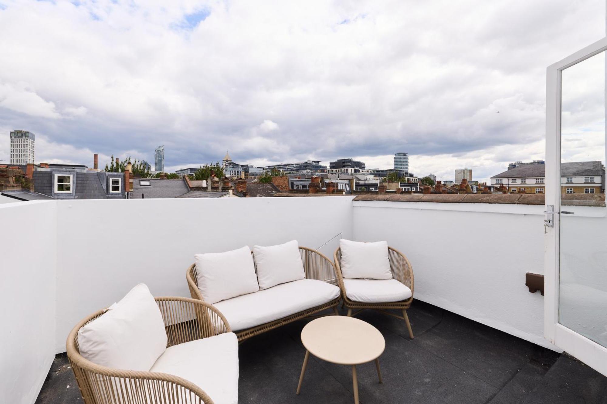 The Fulham Arms - Elegant 3bdr Flat With Terrace Lägenhet *