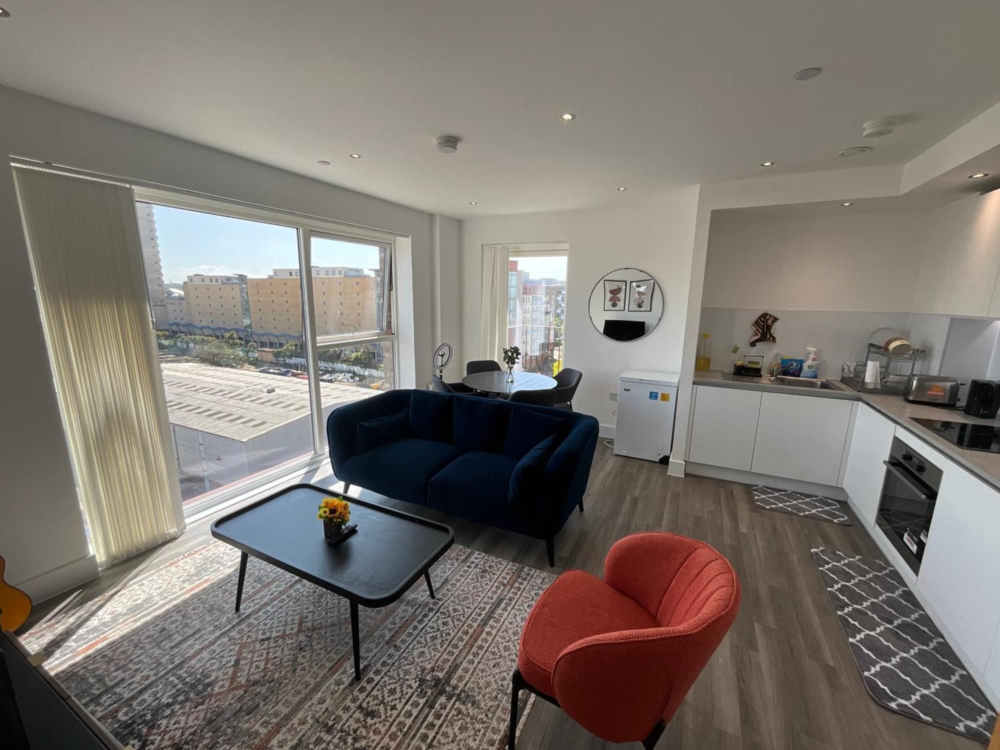Lägenhet Deluxe Double Bed In Shared Near Canary Wharf, Airport & O2 Arena With Thames View