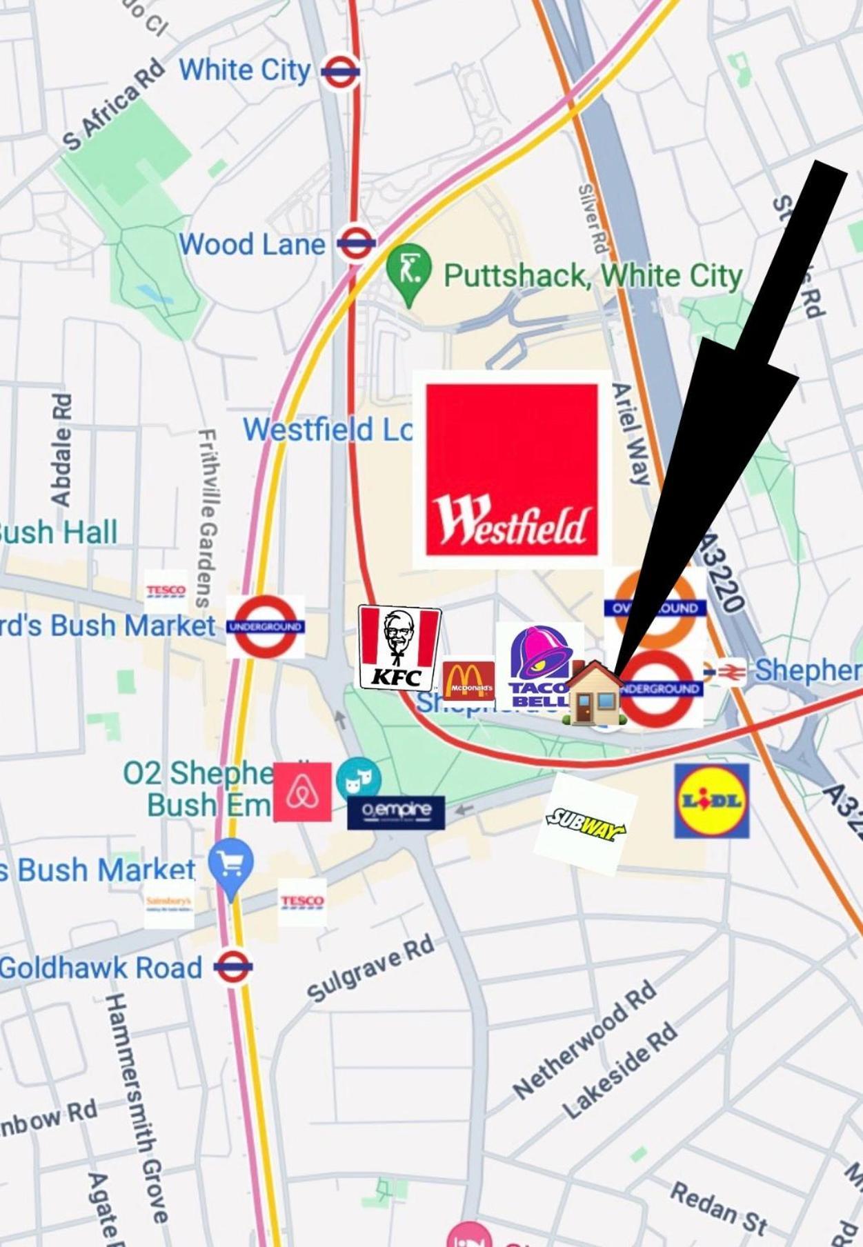 Complete Flat Netflix And Fast Wifi Lägenhet London