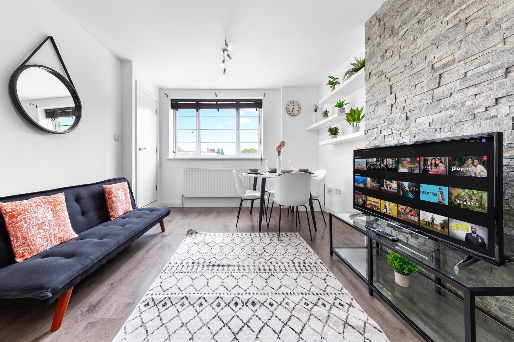 Two Bedroom Serviced - Nine Elms Luxury - Vauxhall & Westminster Lejlighed *