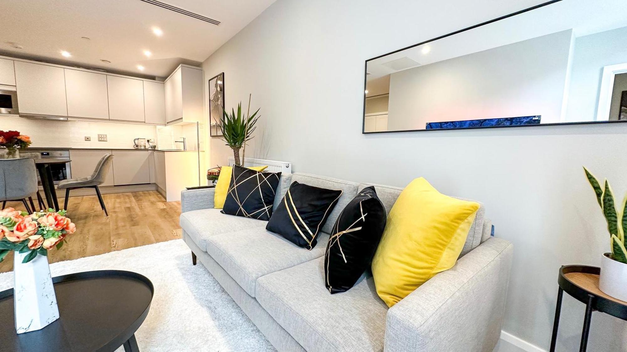 Lejlighed Duplex 3bed 3bath Modern Fast Wifi - Luxurylondonstays *
