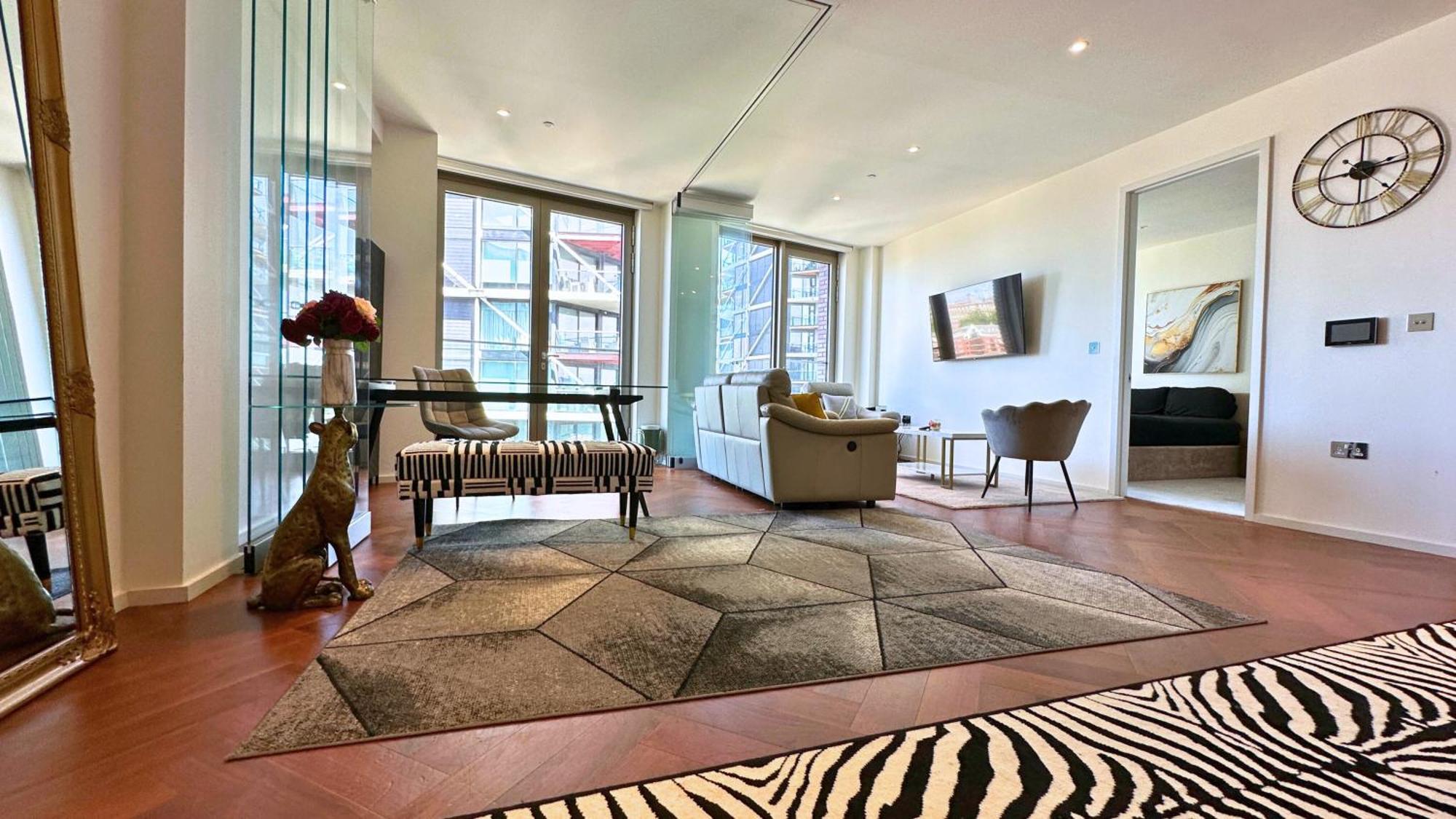 Appartement Lavish Penthouse River View Fast Wifi - Luxurylondonstays *