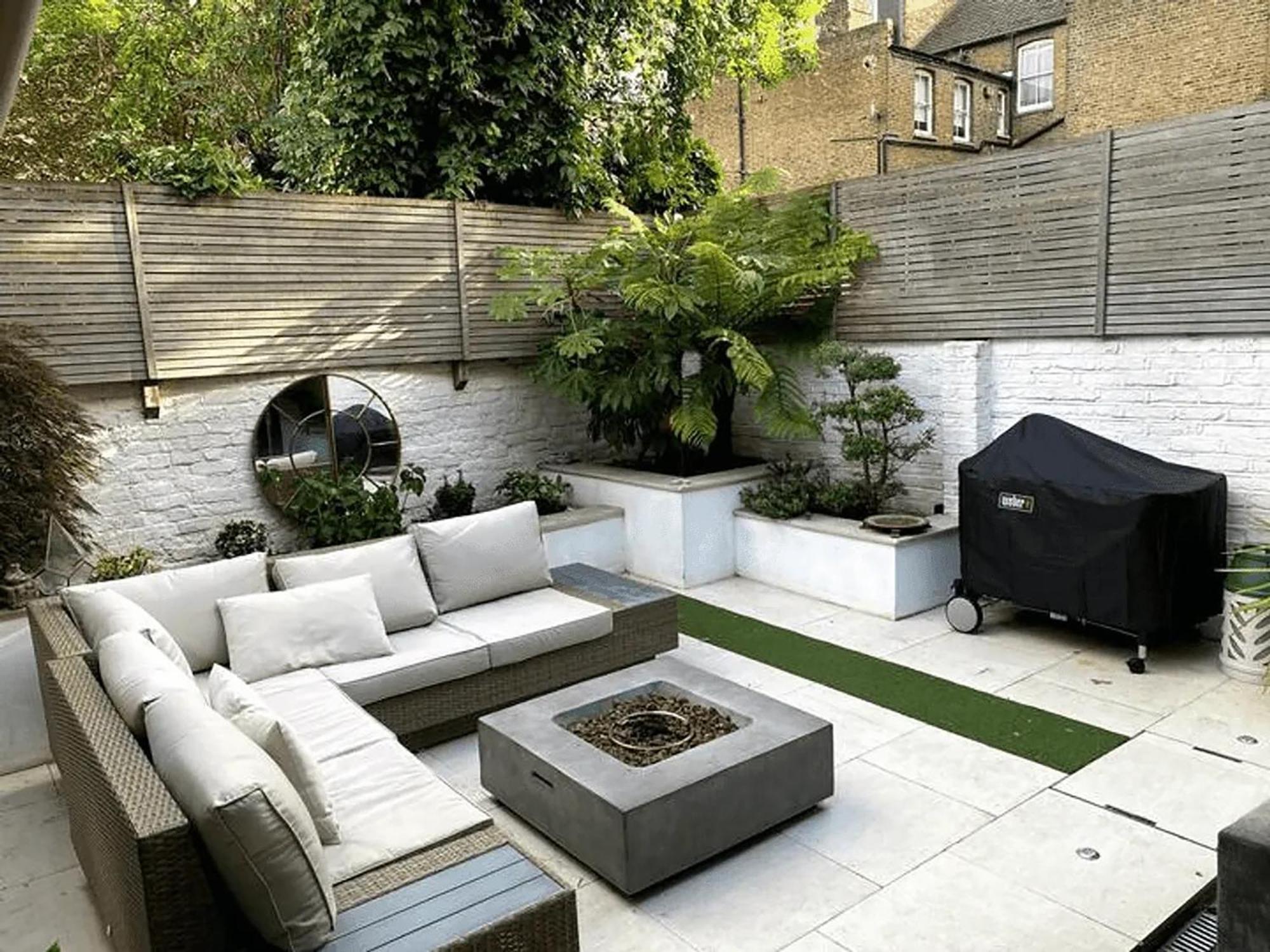 Leilighet Sleek 2 Bedroom Flat With Private Patio & Firepit In Shepherds Bush, Near Hammersmith London
