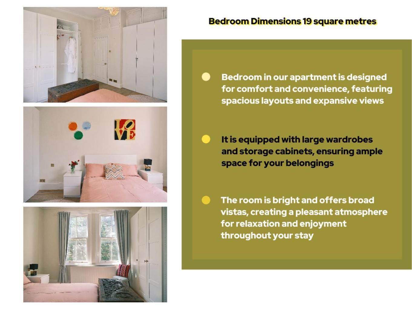Kensington 1b1b With Sofa Double Bed Max 4 Guests Lejlighed *