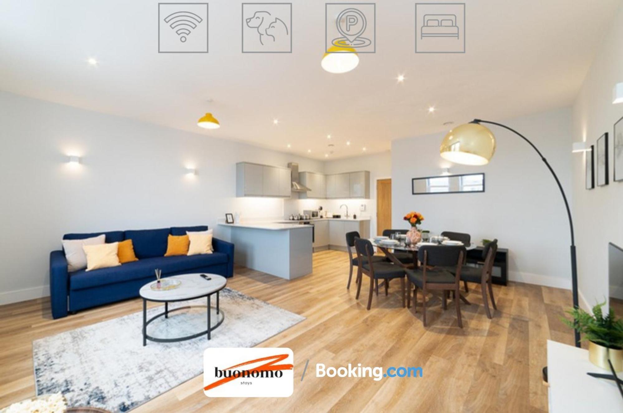Two Bedroom At Buonomo Short Lets & Serviced Close To Wimbledon Tennis Courts *