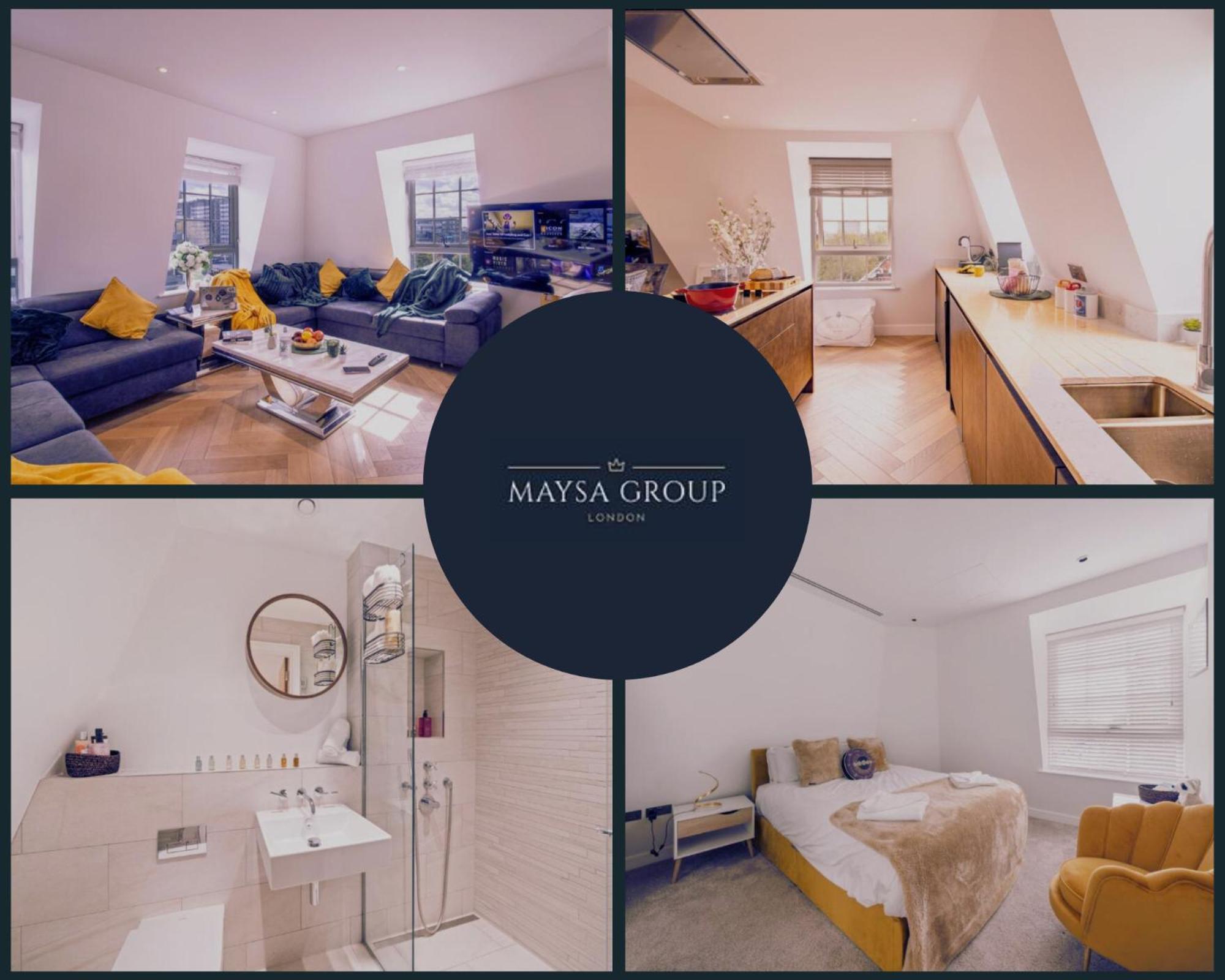 Elegant 3-bedroom Penthouse In Marble Arch 70 Londen