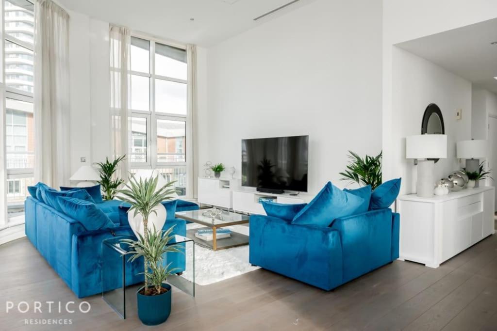 Portico Residences - Stunning Penthouse With River Views In Battersea London