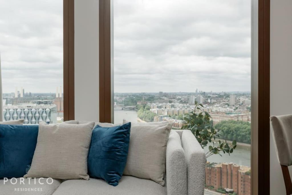 Leilighet Stunning 2-bed With Pool In Nine Elms London