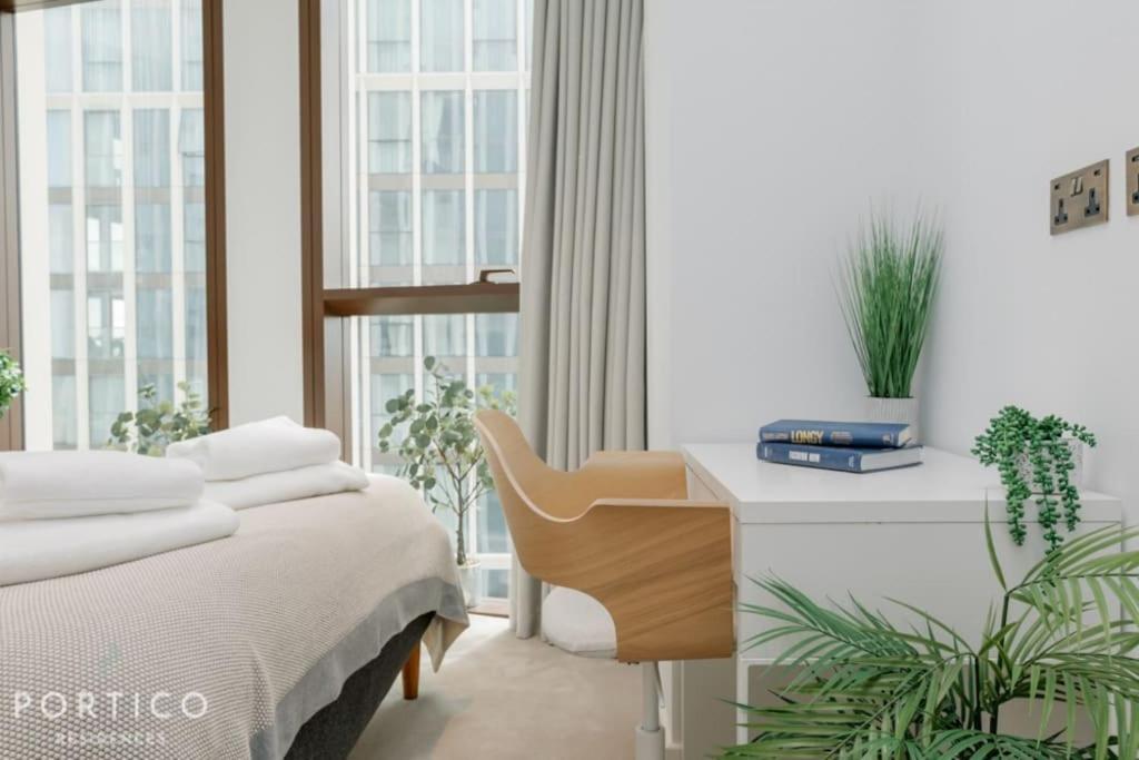 Leilighet Stunning 2-bed With Pool In Nine Elms