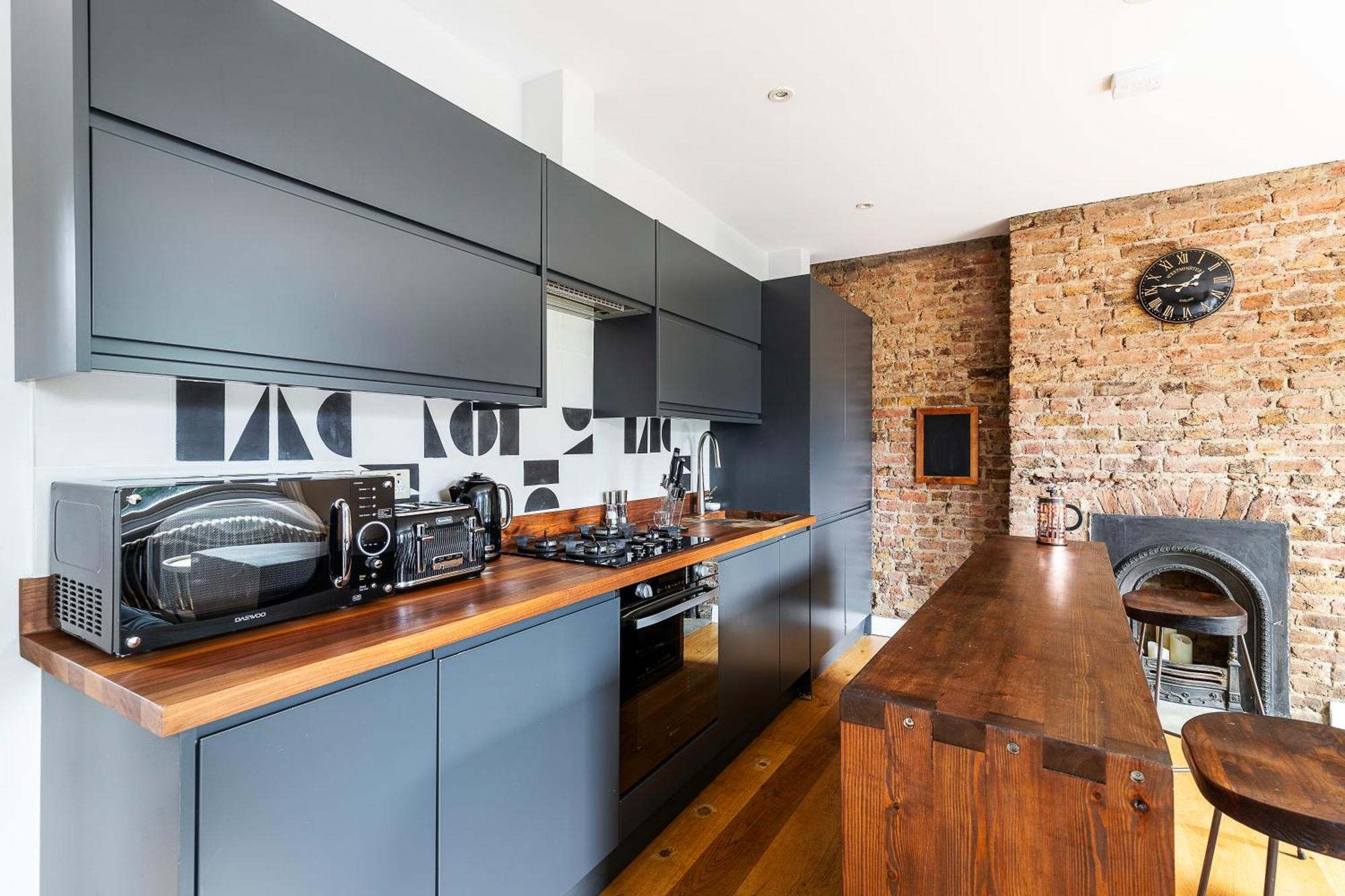 Rustic And Contemporary Haven In Brixton Lägenhet