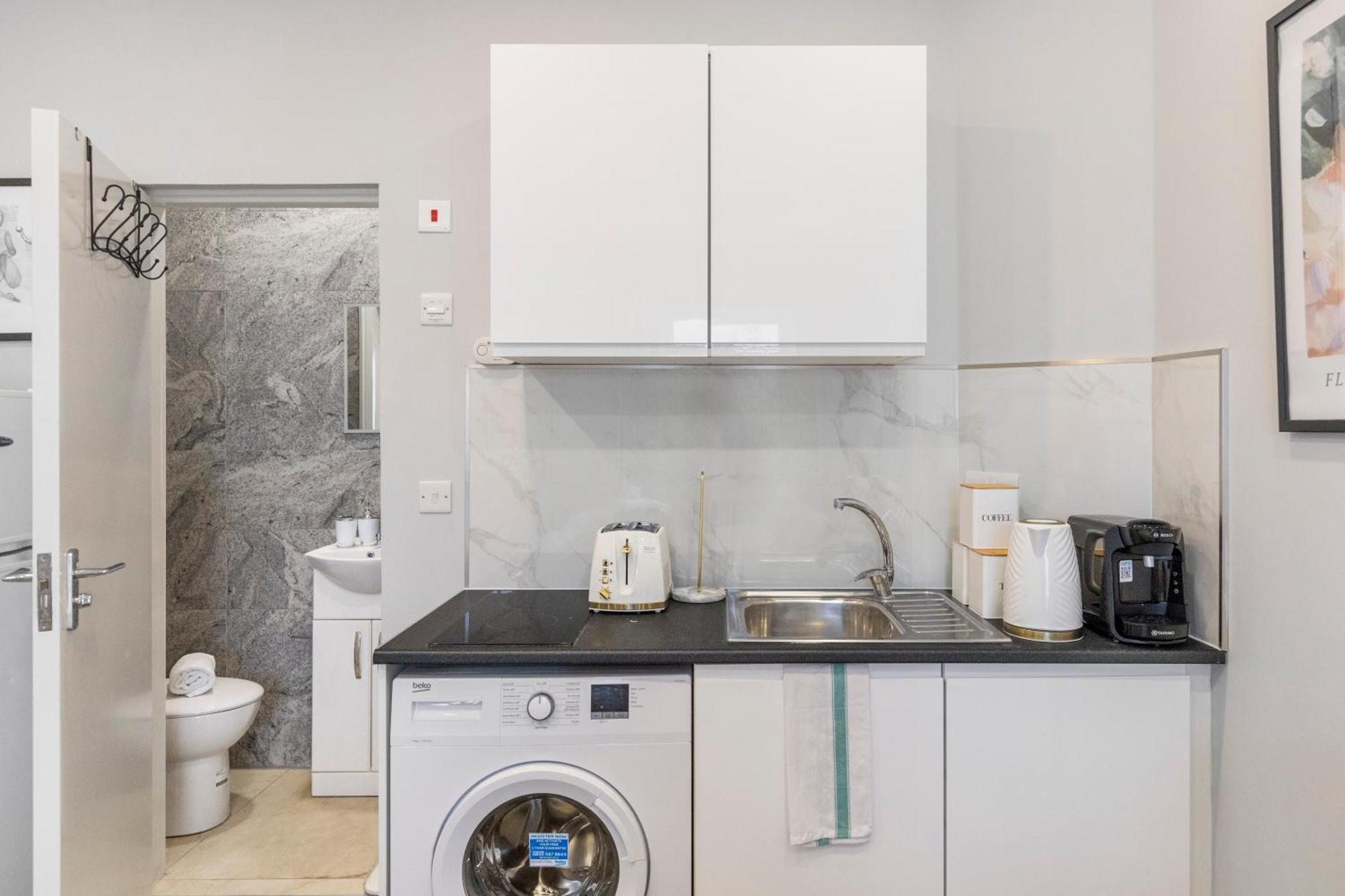 Trendy Twin Studio Modern Comfort For 2!