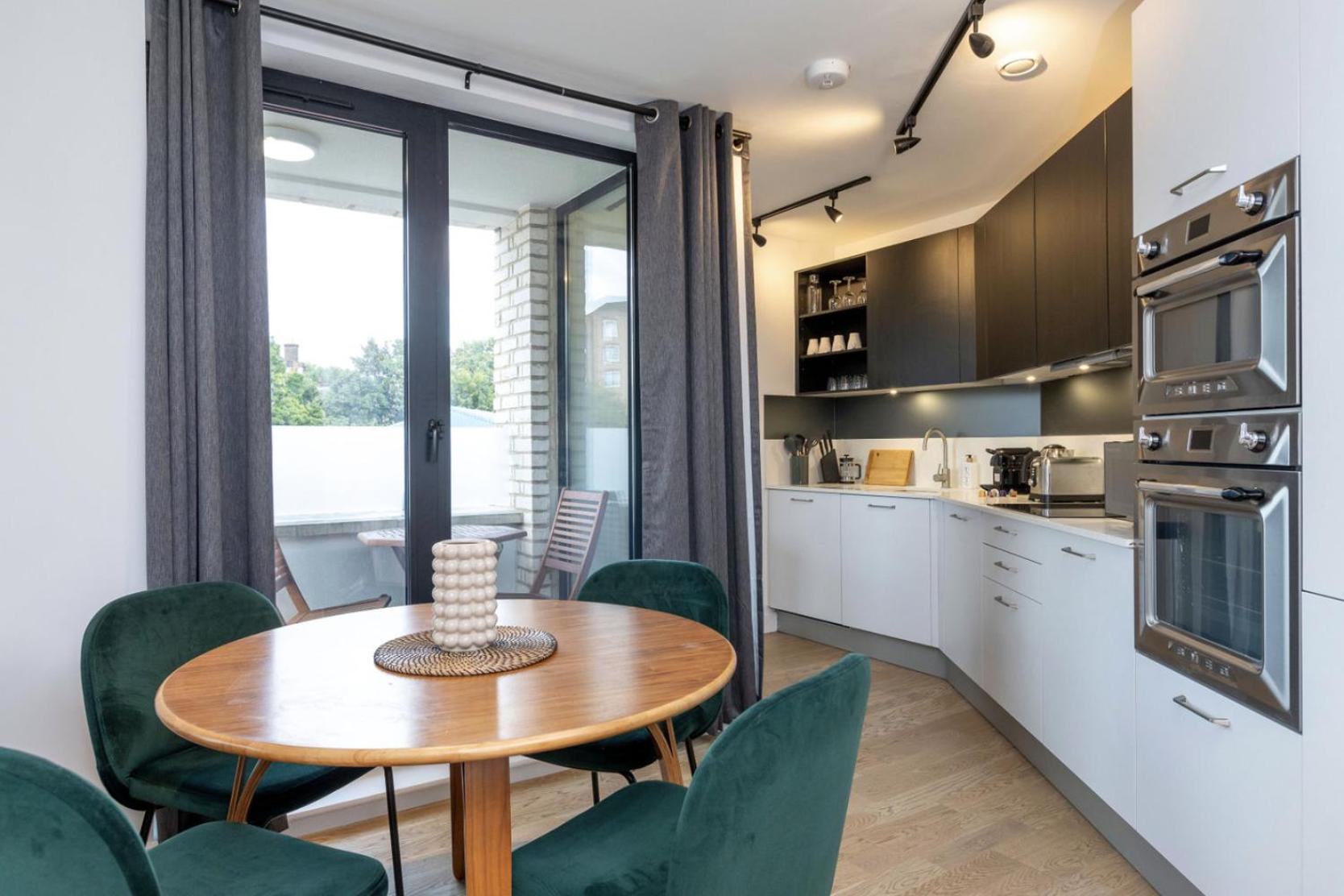 Modern Flat With Private Balcony Lift Access