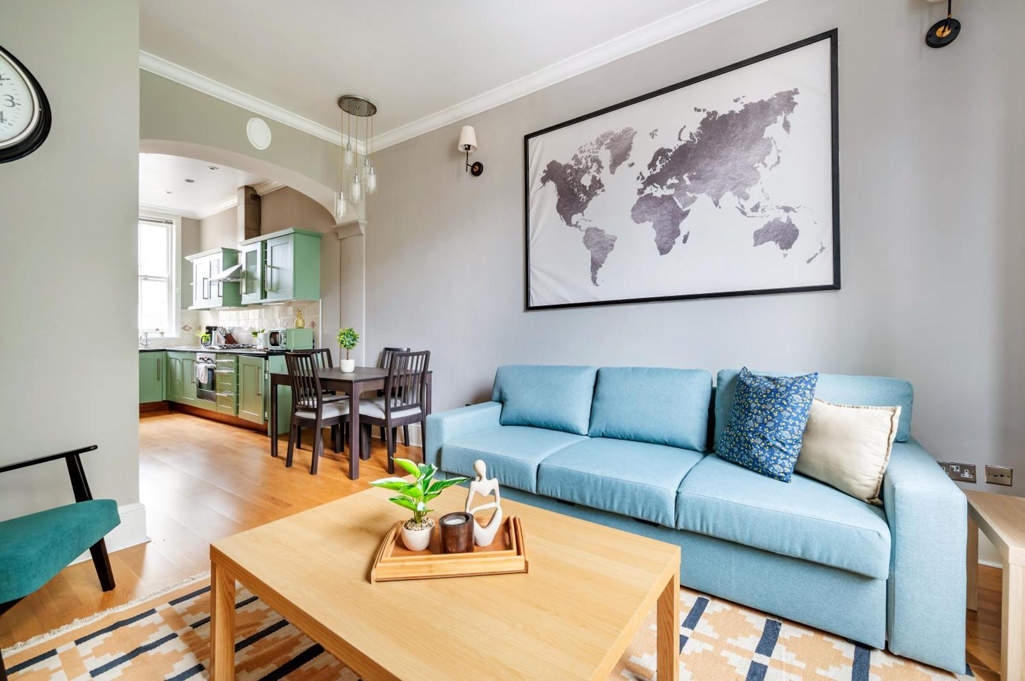 Large 1 Bedroom In Center Of 2 Appartamento Londra