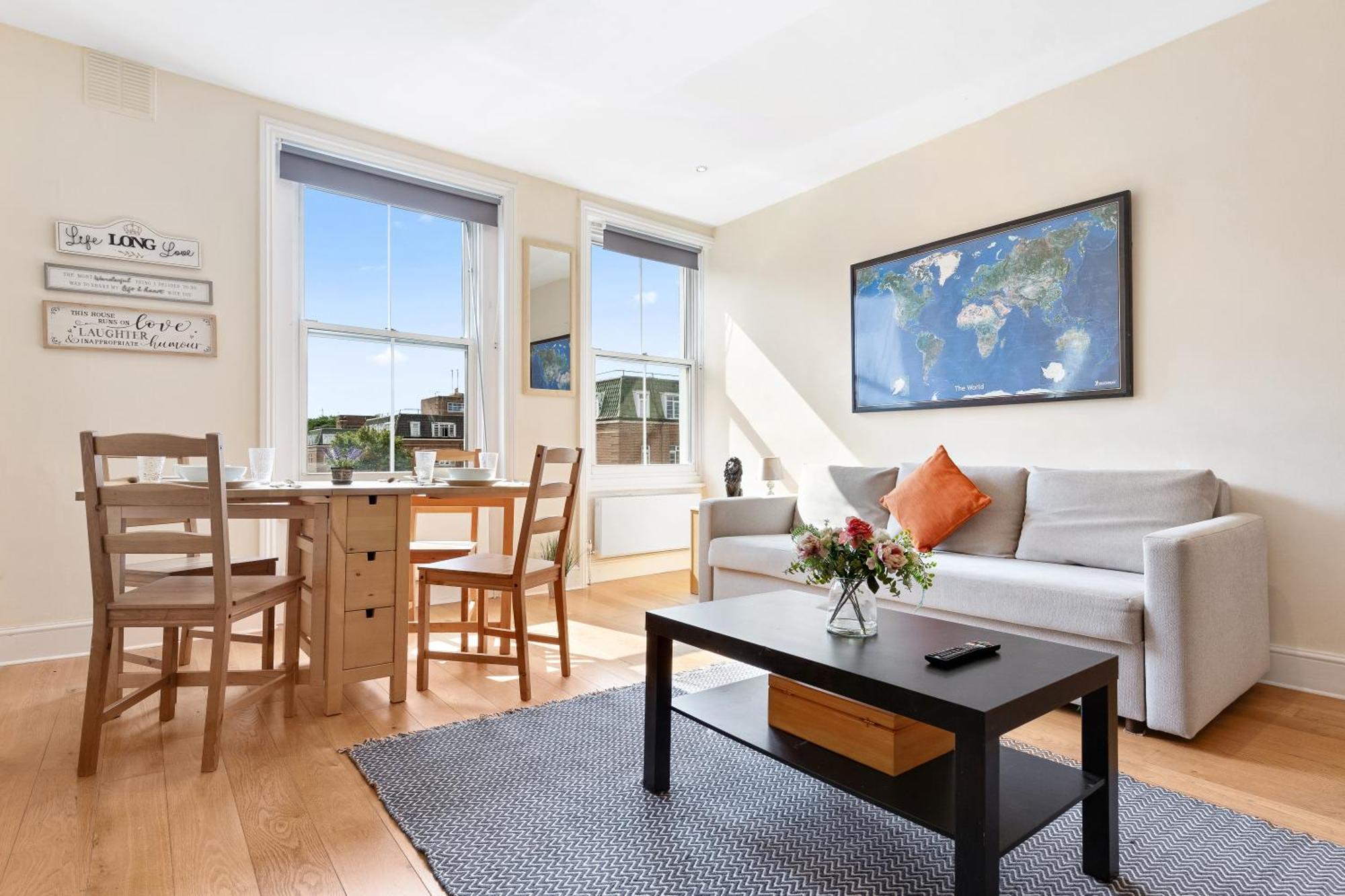 Lägenhet Spacious Sleep 11 With Terrace In Earls Court Ec99 London