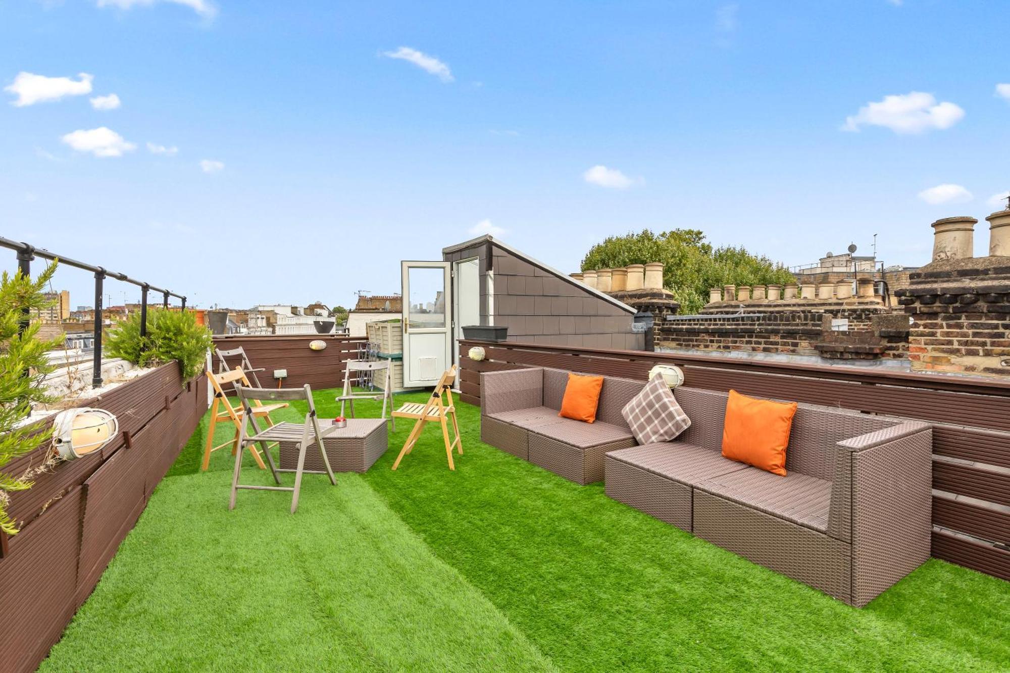 Spacious Sleep 11 With Terrace In Earls Court Ec99 Lägenhet London