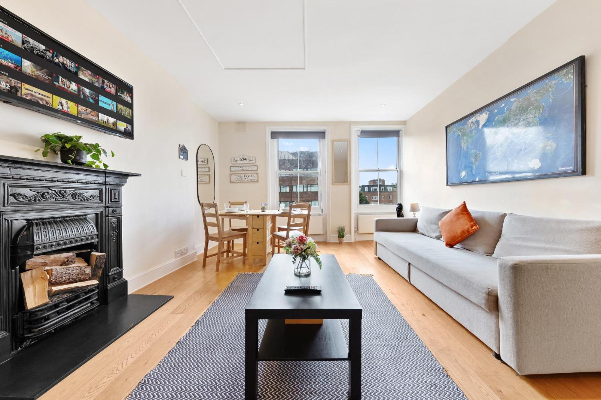 Spacious Sleep 11 With Terrace In Earls Court Ec99 Lägenhet London
