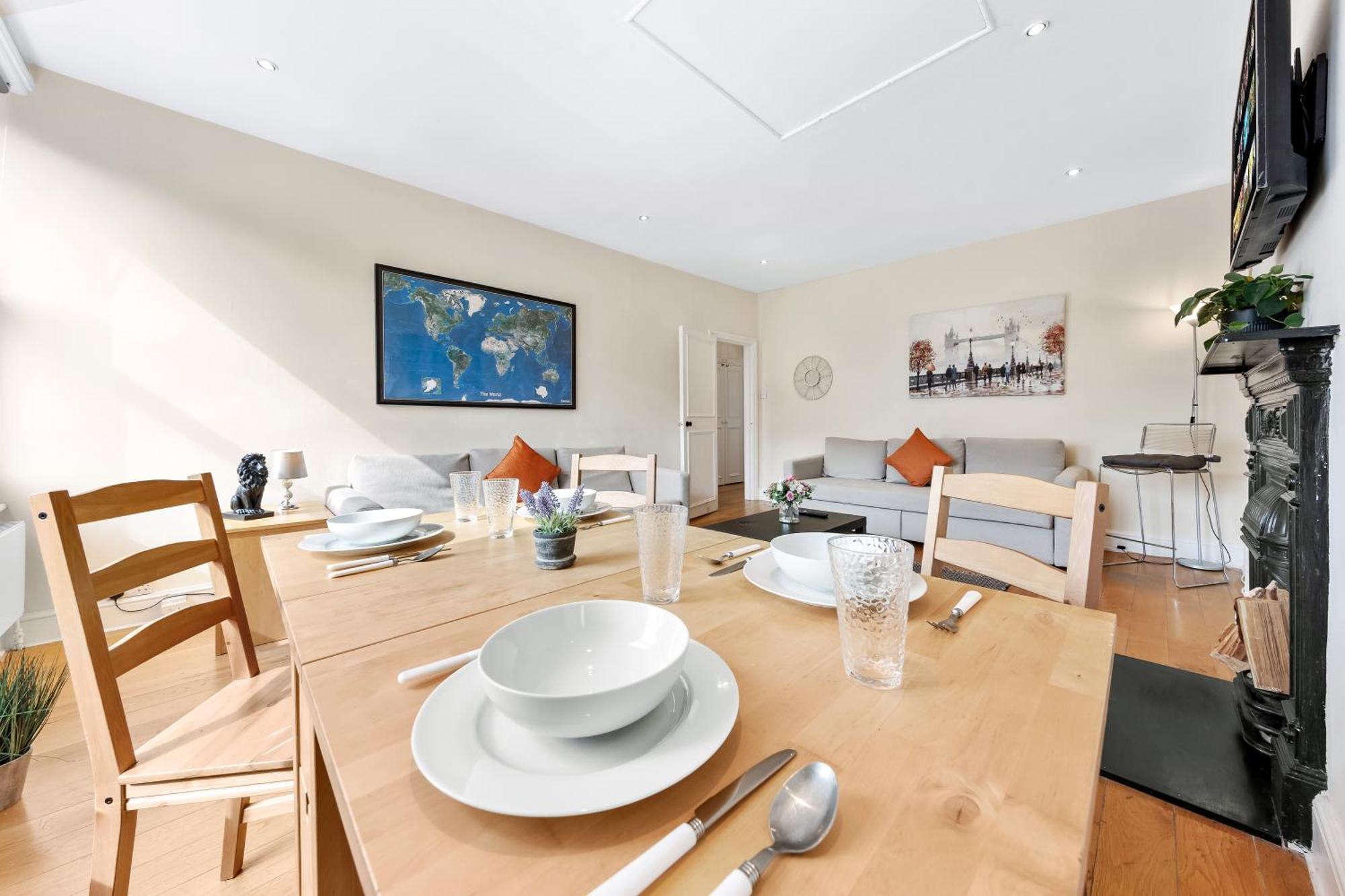 Lägenhet Spacious Sleep 11 With Terrace In Earls Court Ec99 *