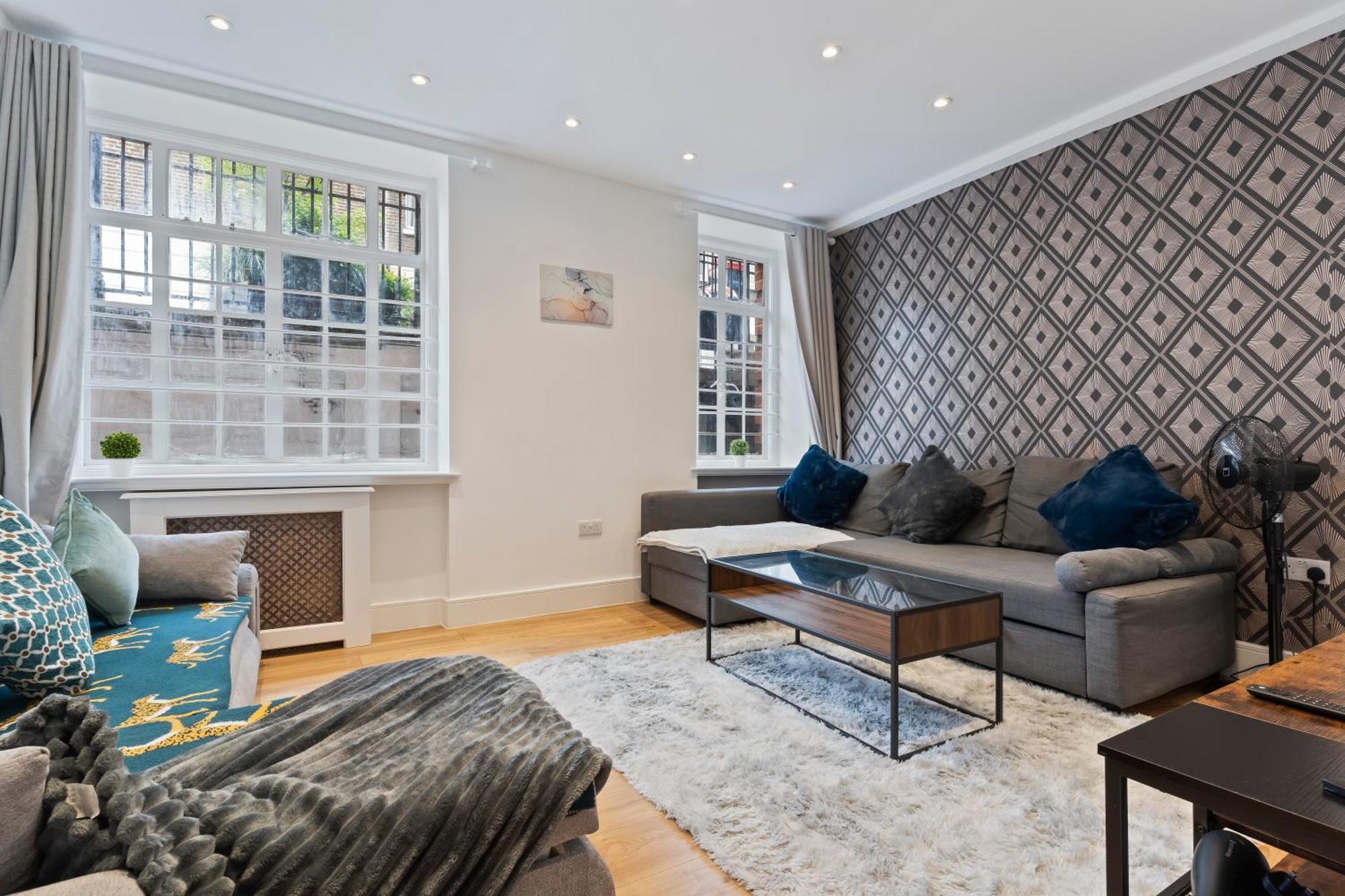 Sparkle 1bed Flat Step Away Hyde Park And Oxford Street Lejlighed