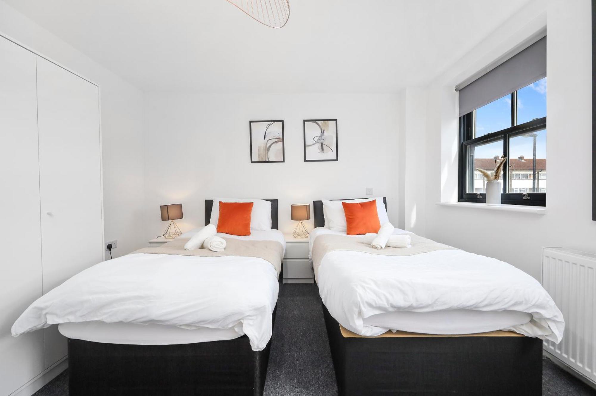 Lägenhet Bright Cosy Greenwich - 3 Bedroom 5 Beds - Free Parking *
