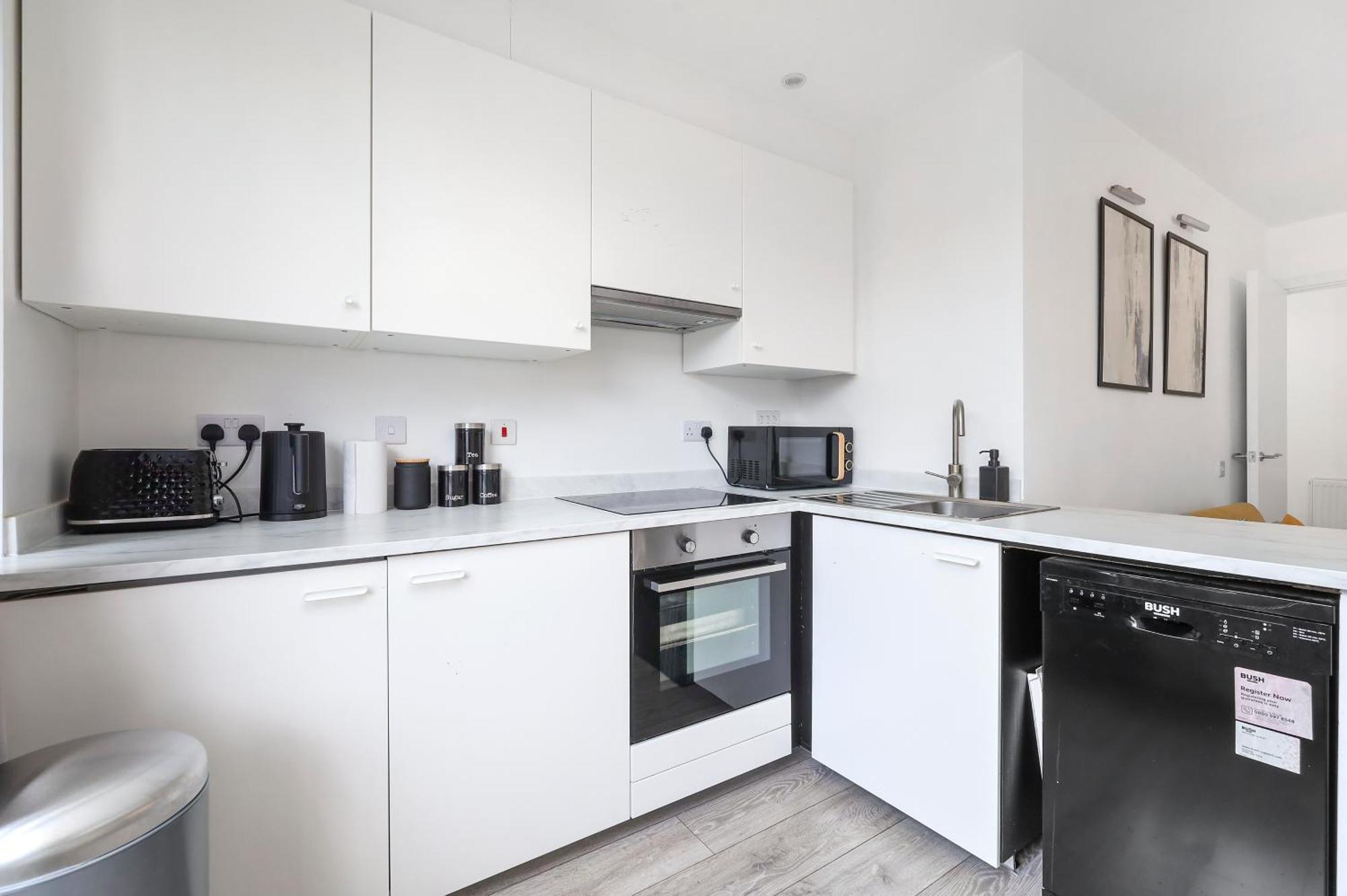 Bright Cosy Greenwich - 3 Bedroom 5 Beds - Free Parking Lägenhet