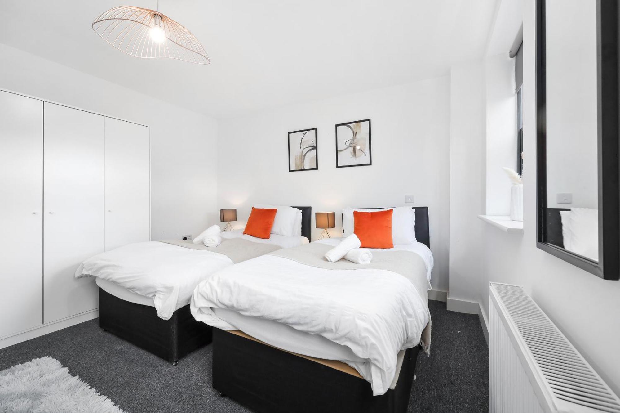 Lägenhet Bright Cosy Greenwich - 3 Bedroom 5 Beds - Free Parking