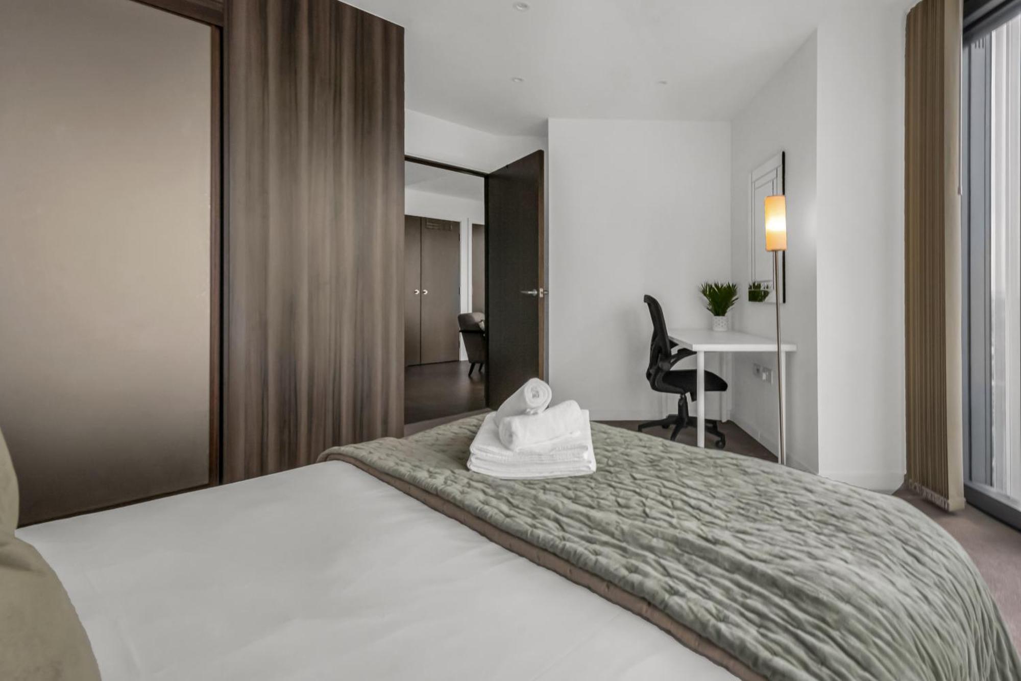 Lägenhet Mysquare Two Bed Serviced In Old Street London