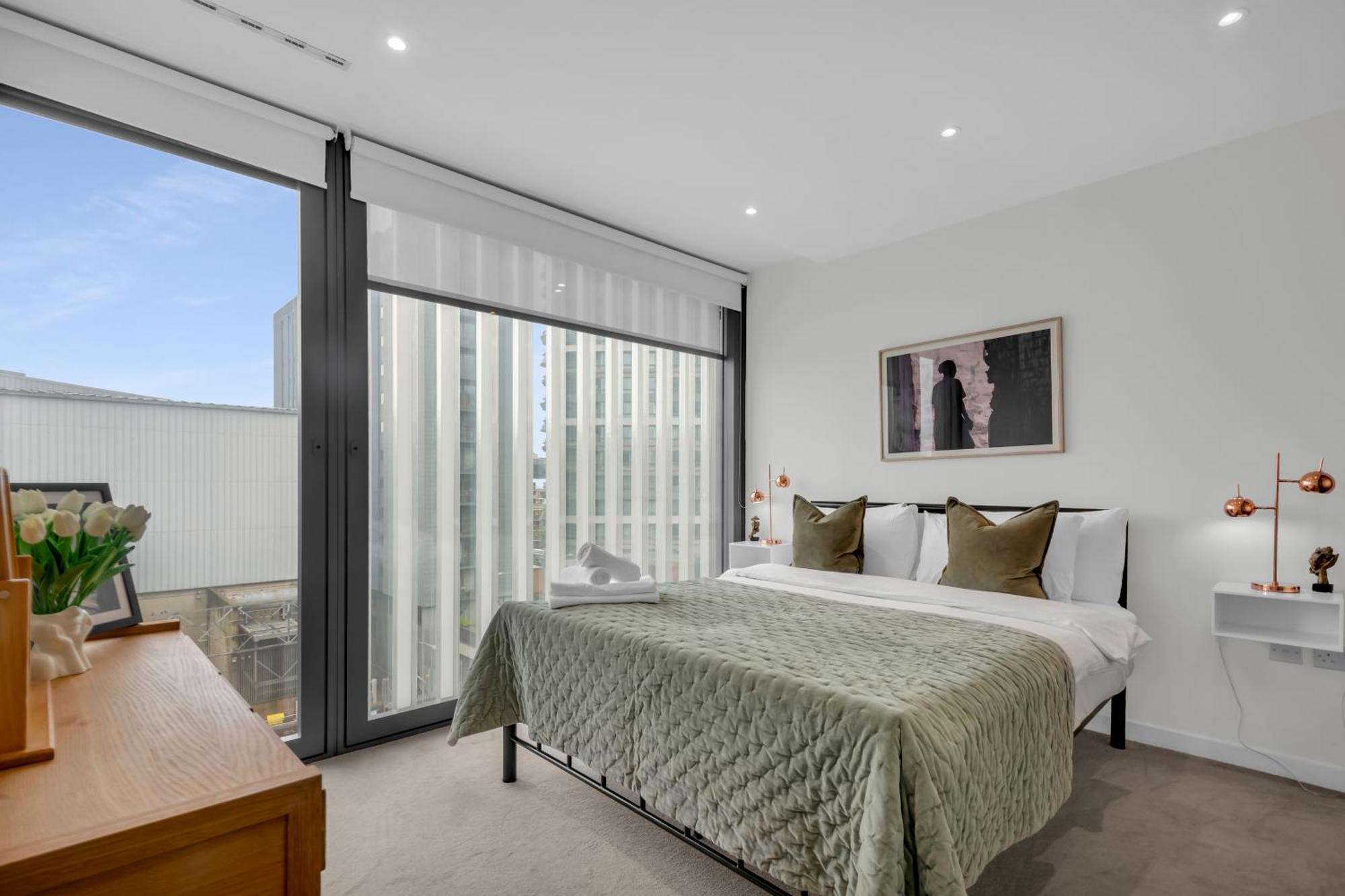 Lägenhet Mysquare Two Bed Serviced In Old Street London