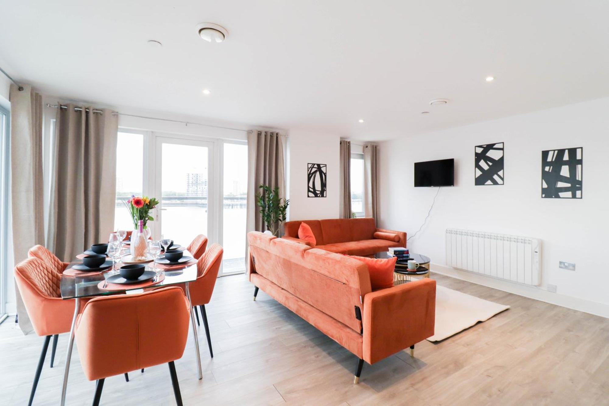 Lägenhet Serene 2-bedroom By The River London