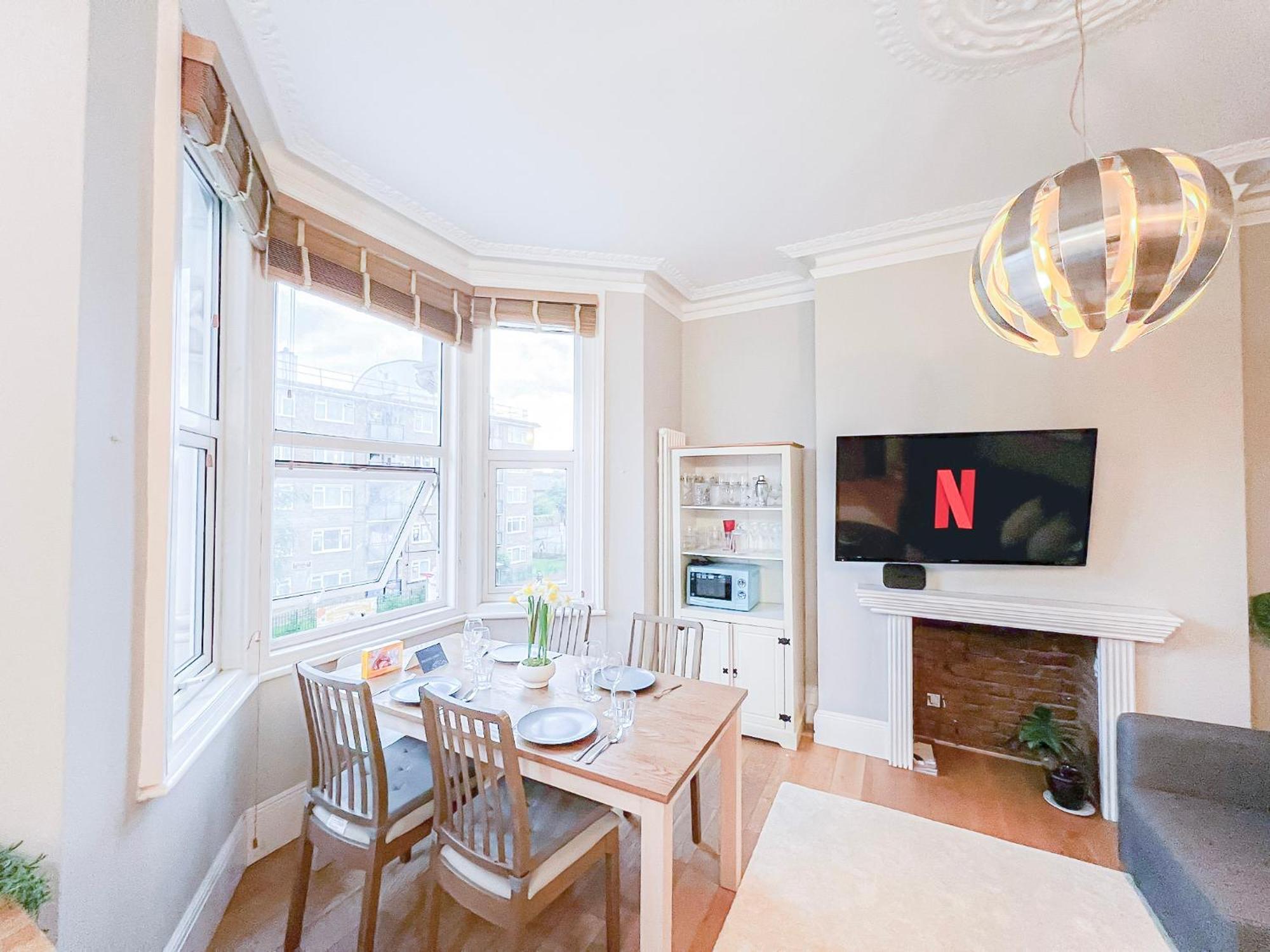 Leilighet Tranquil 3bdr Haven In Stockwell Near The Oval *