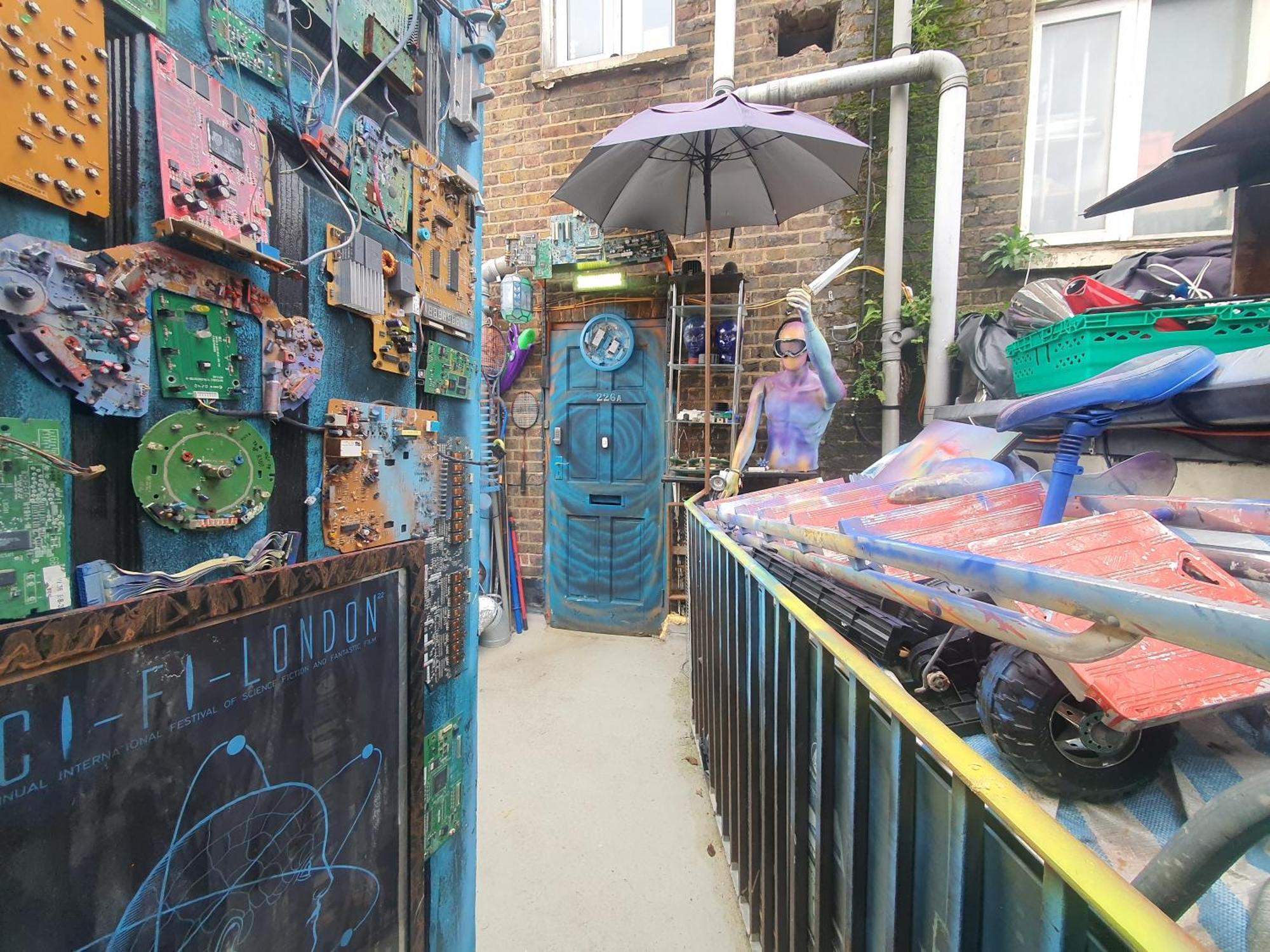 Cyber-art In Camden Londen