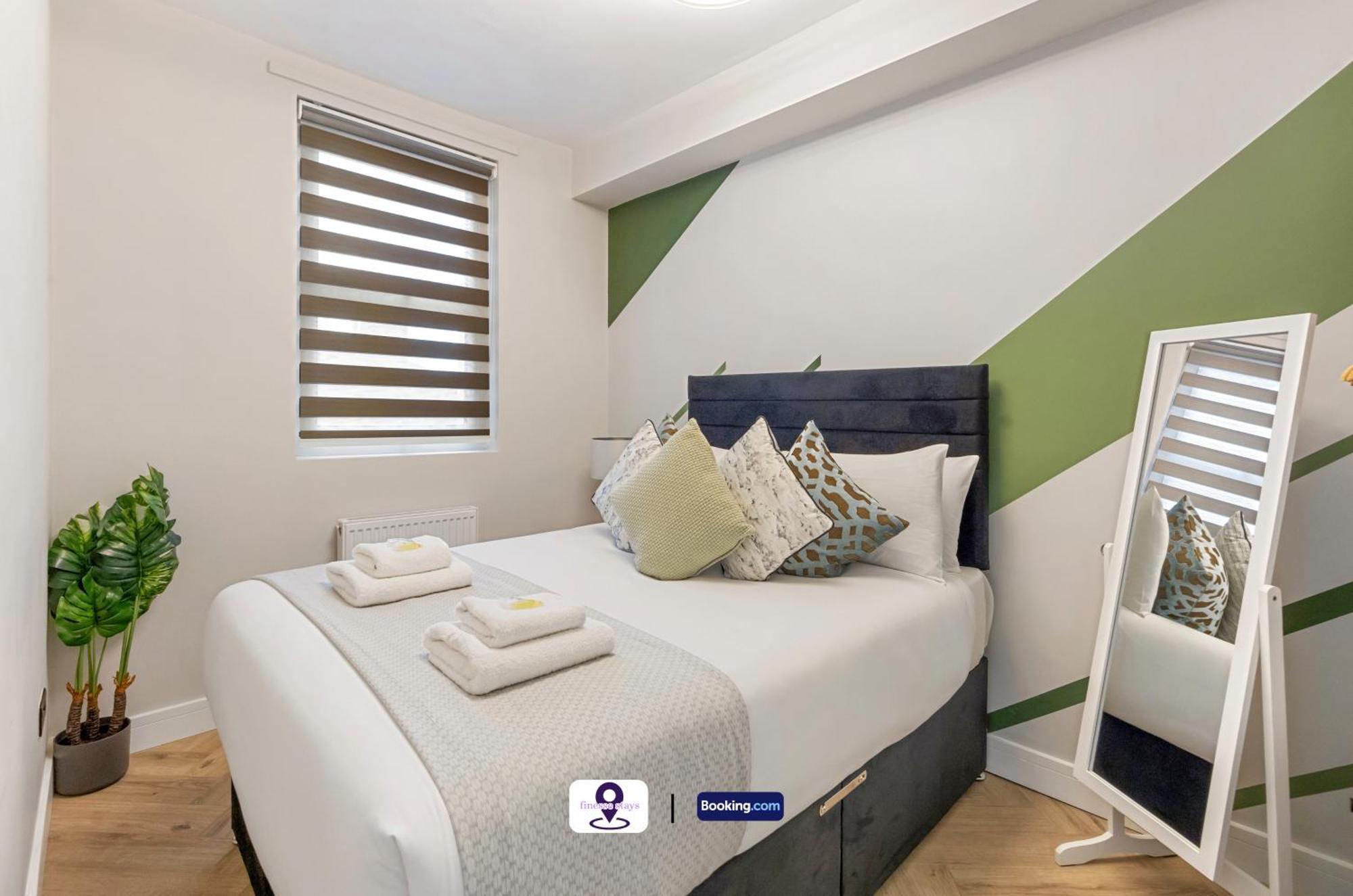 Appartement Last-Minute Offers ! Limited Time L Exclusive Deal On 2 Bedroom, High Spec Luxury Flat By Finesse Stays Short Lets & Serviced Accommodation London With Free Wifi