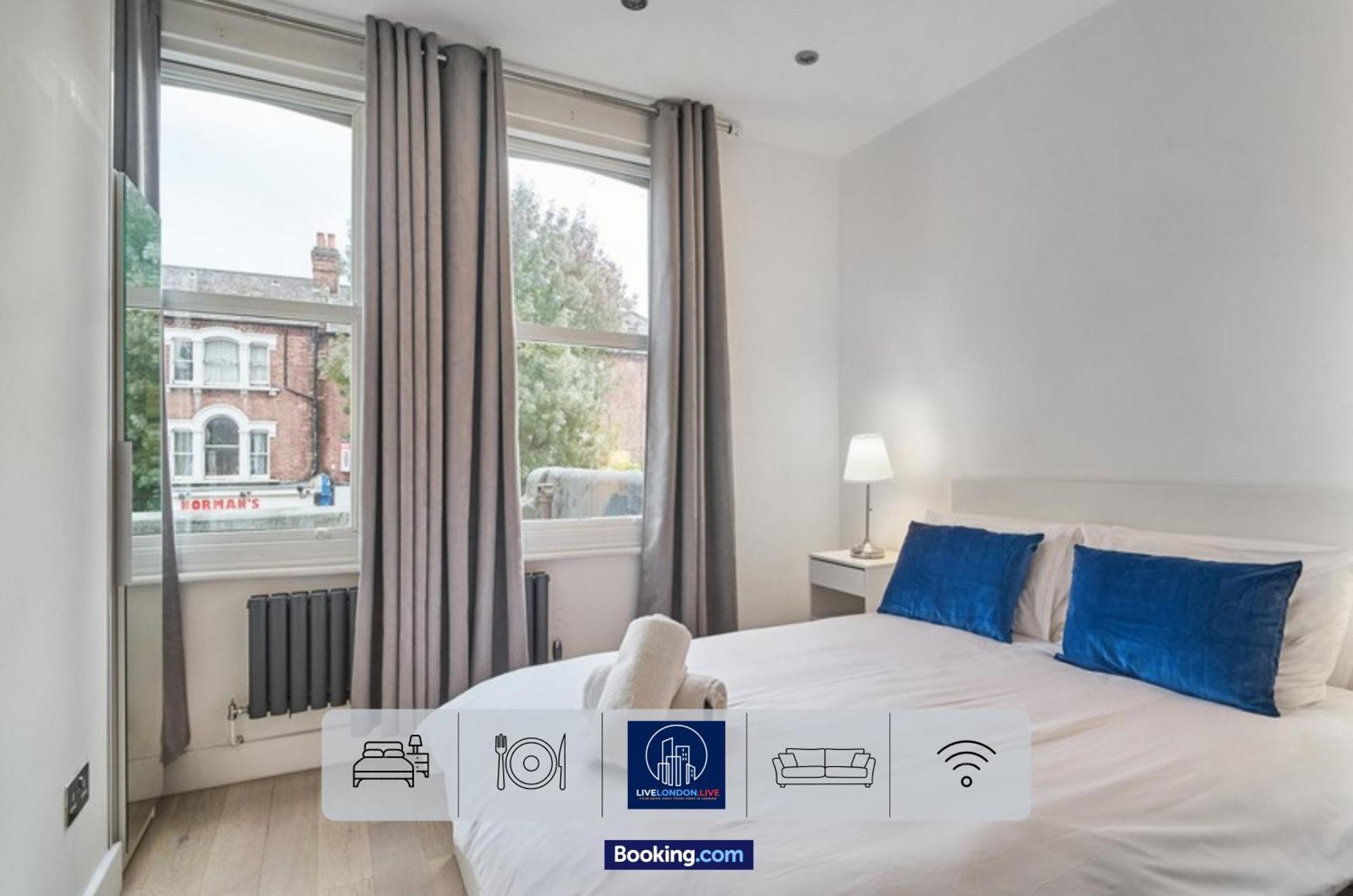 Last-minute Secure L Exclusive Offer L Delightful 2-bedroom In Tufnell Park L Sleeps Up To 5 Guests L By Live Short Lets & Serviced L Lejlighed *