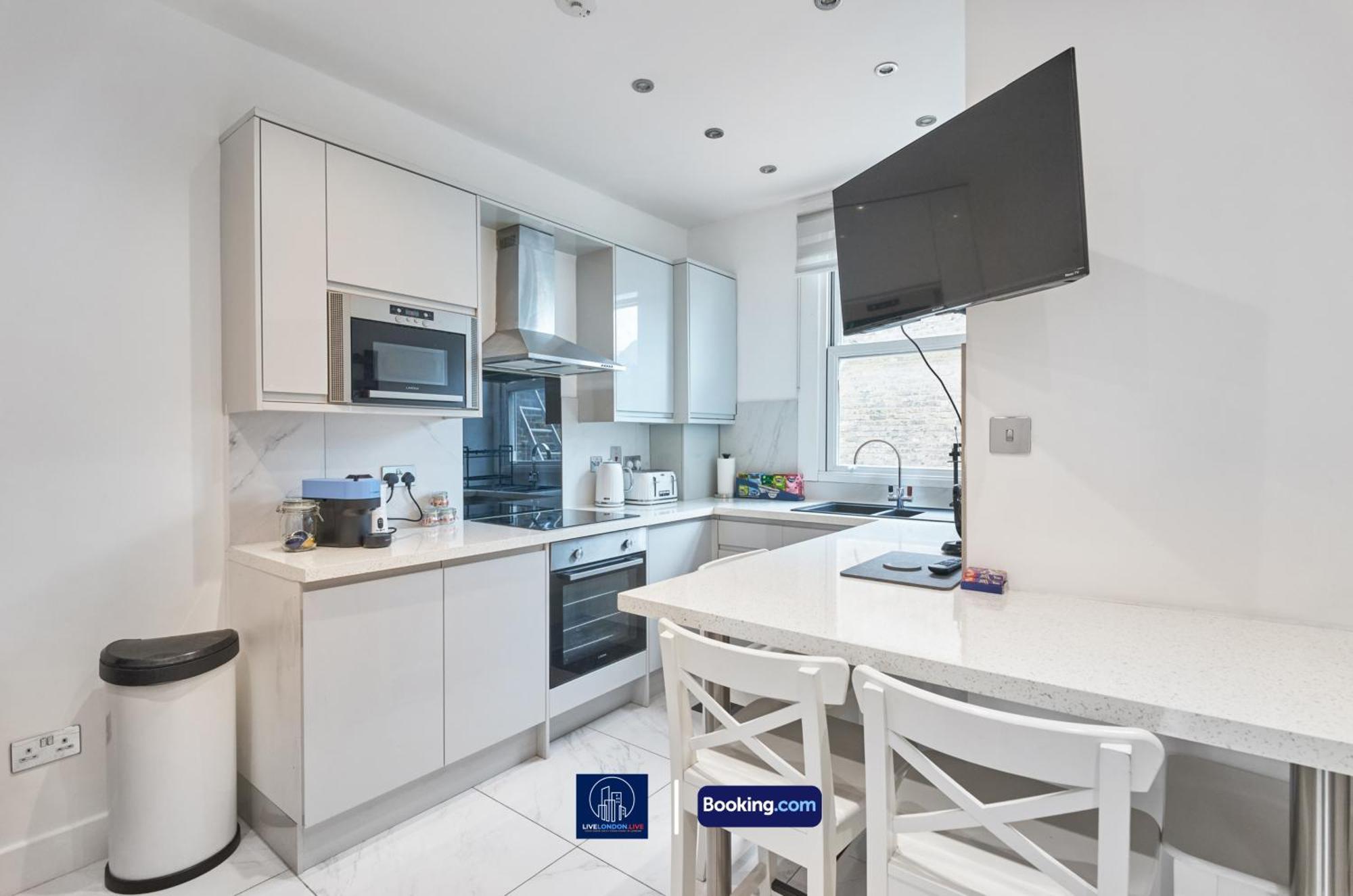 Last-minute Secure L Exclusive Offer L Delightful 2-bedroom In Tufnell Park L Sleeps Up To 5 Guests L By Live Short Lets & Serviced L * Londres