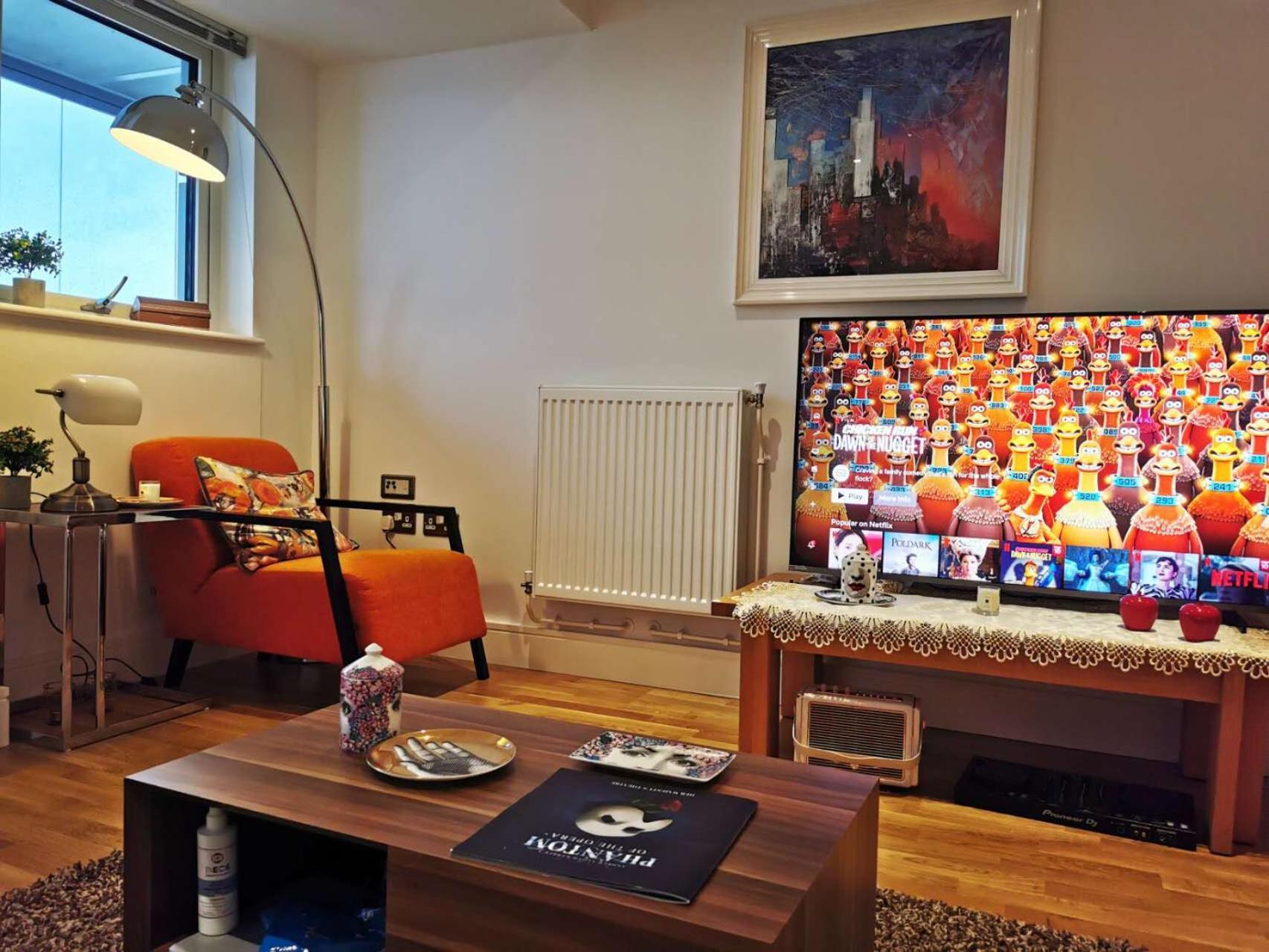 Rum i privatbostad In Flat With Stunning Thames River View