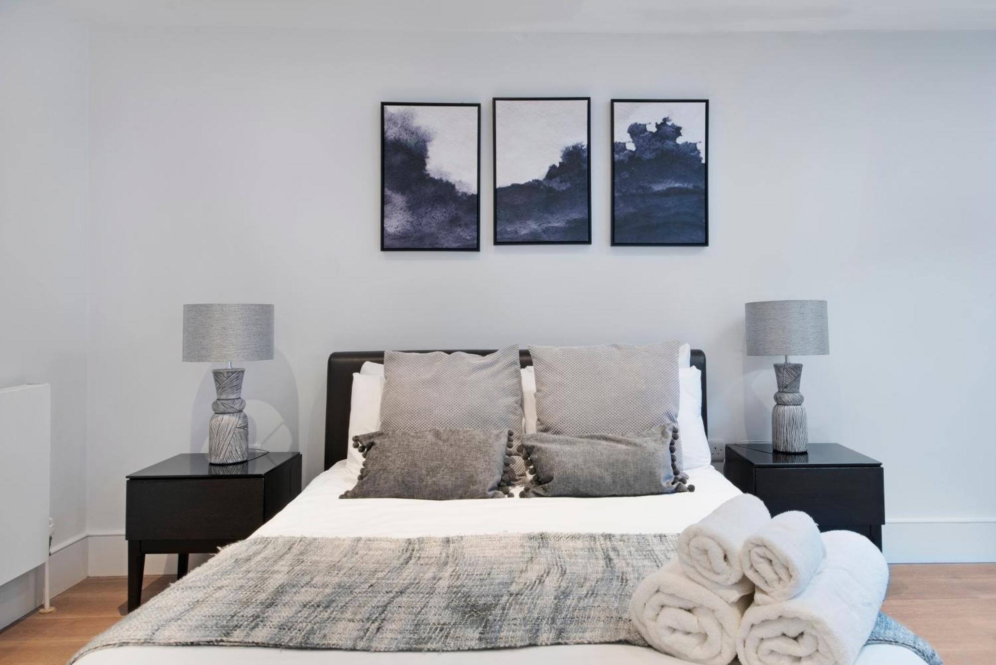 Modern 1 Bed Apartment- Kings Cross Station Lägenhet *