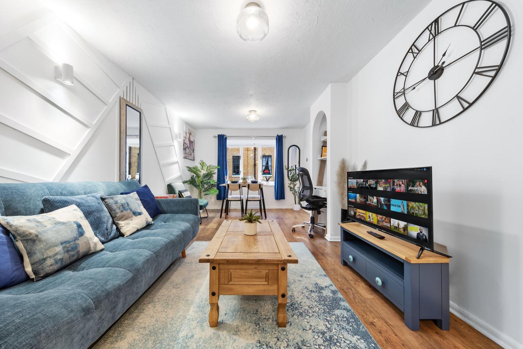 Appartement Quirky Canary 2bed, Free Parking, Smart Tv & Games *