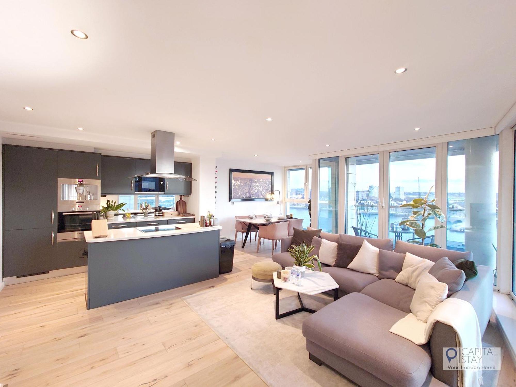 Deluxe Two Bed With River & View Appartement