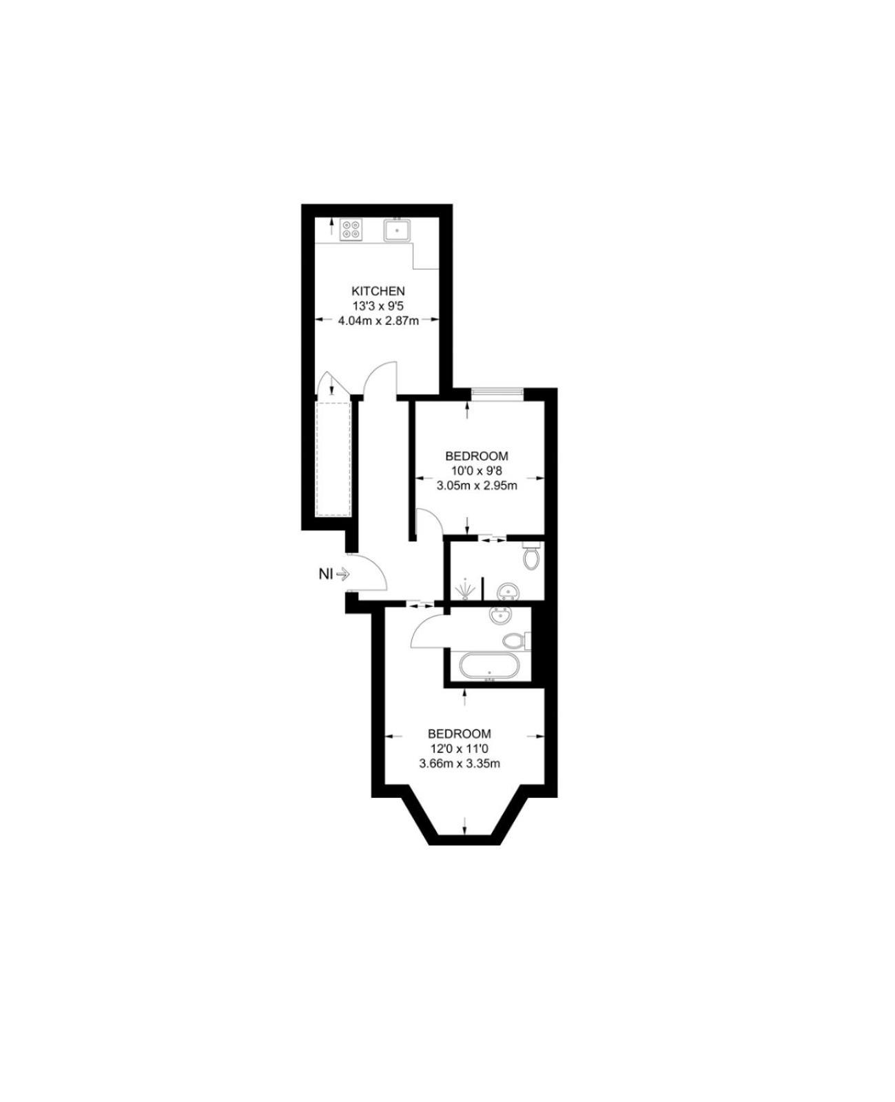 Modern 2 Bed En-suite Chelsea Lägenhet