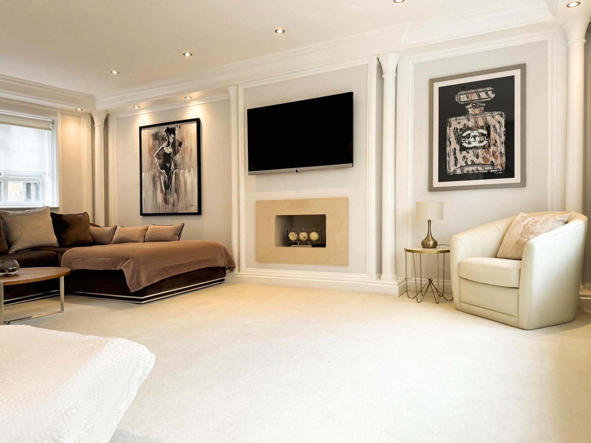 Semesterbostad Opulent Mayfair 2 Bedroom House With Rooftop By Hyde Park London