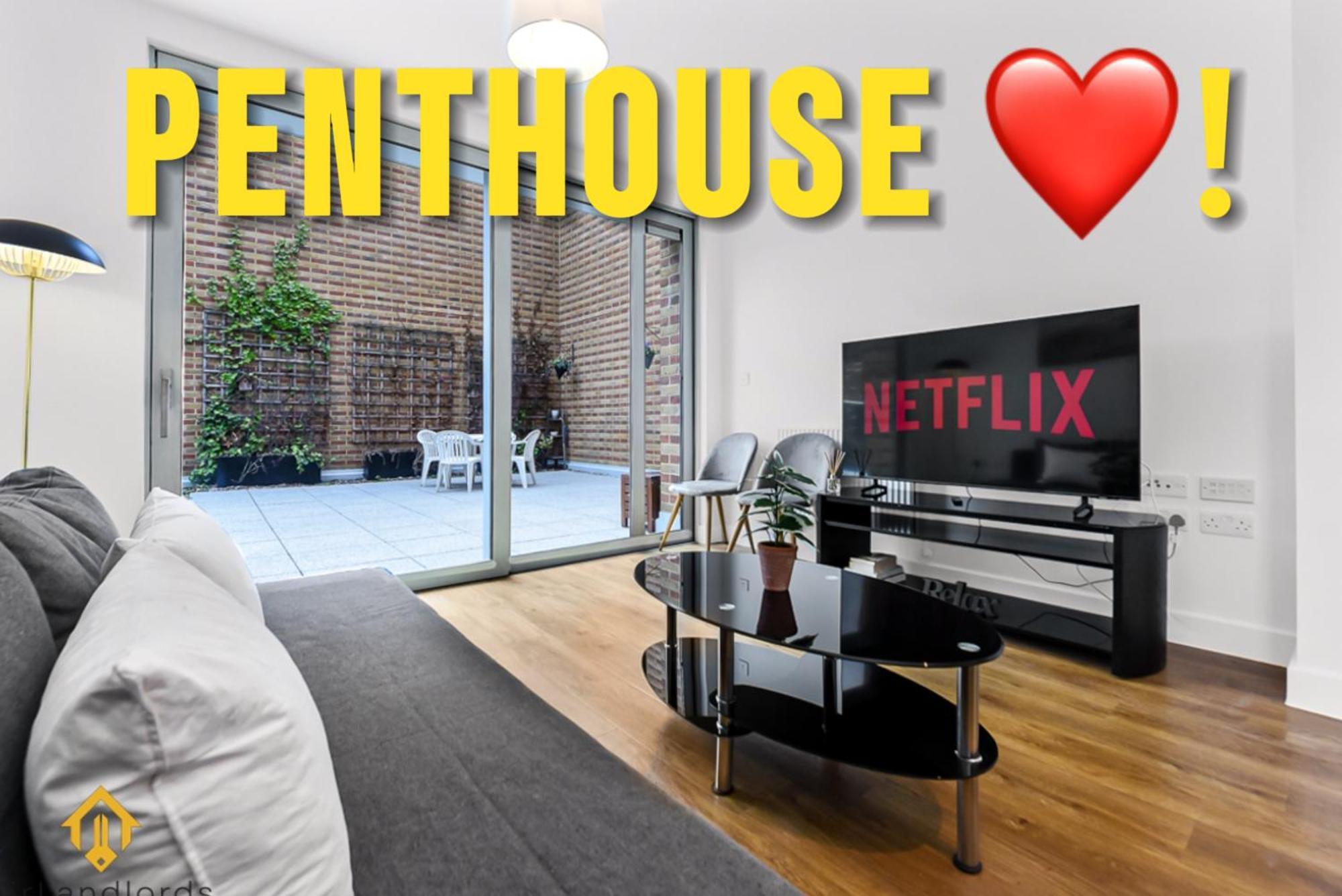 Exclusive 3 Bed 3bath Penthouse Near Canary Wharf Apartment *