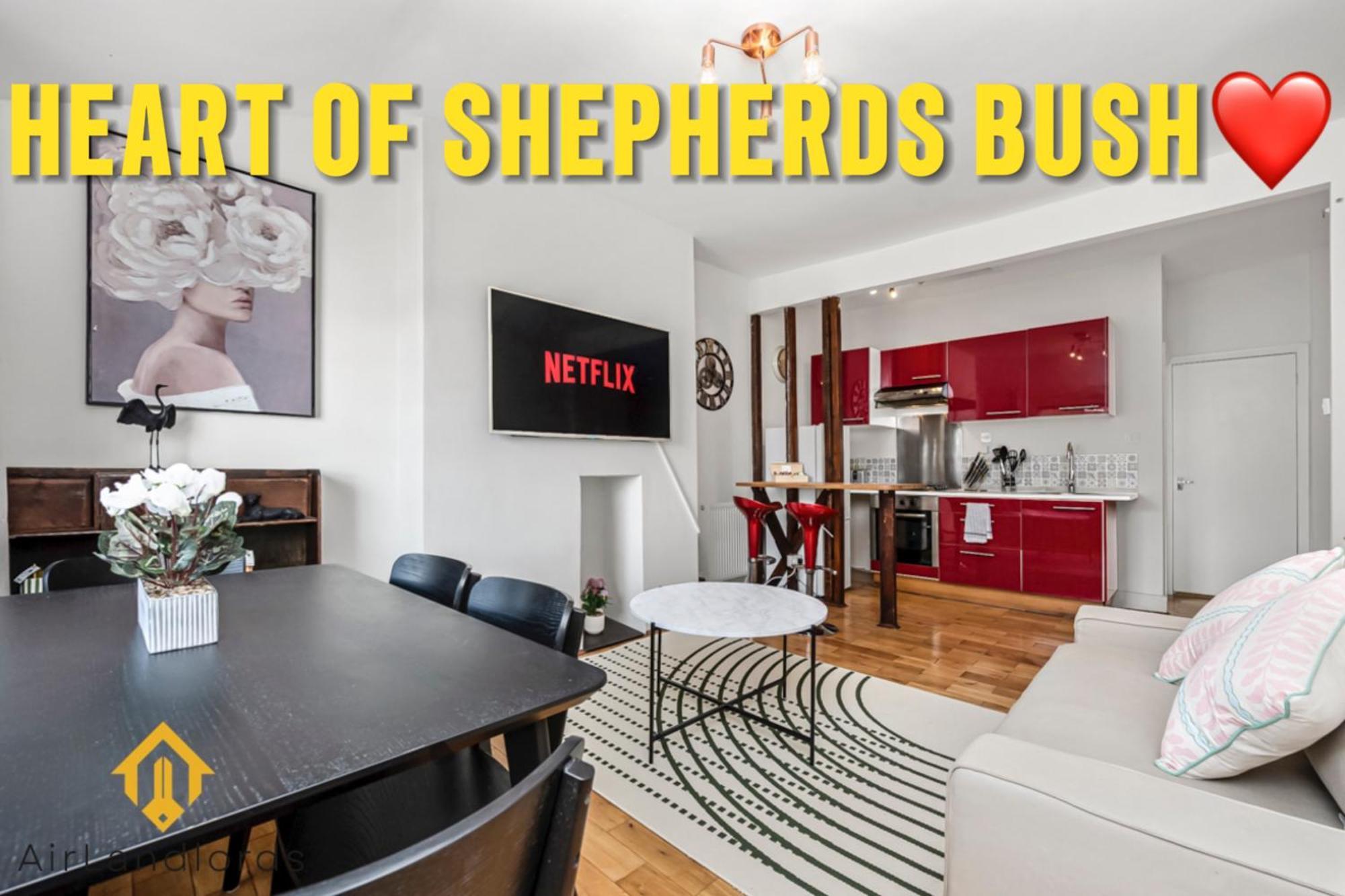 Fabolous 2 Bedroom Flat Near Westfield Shopping