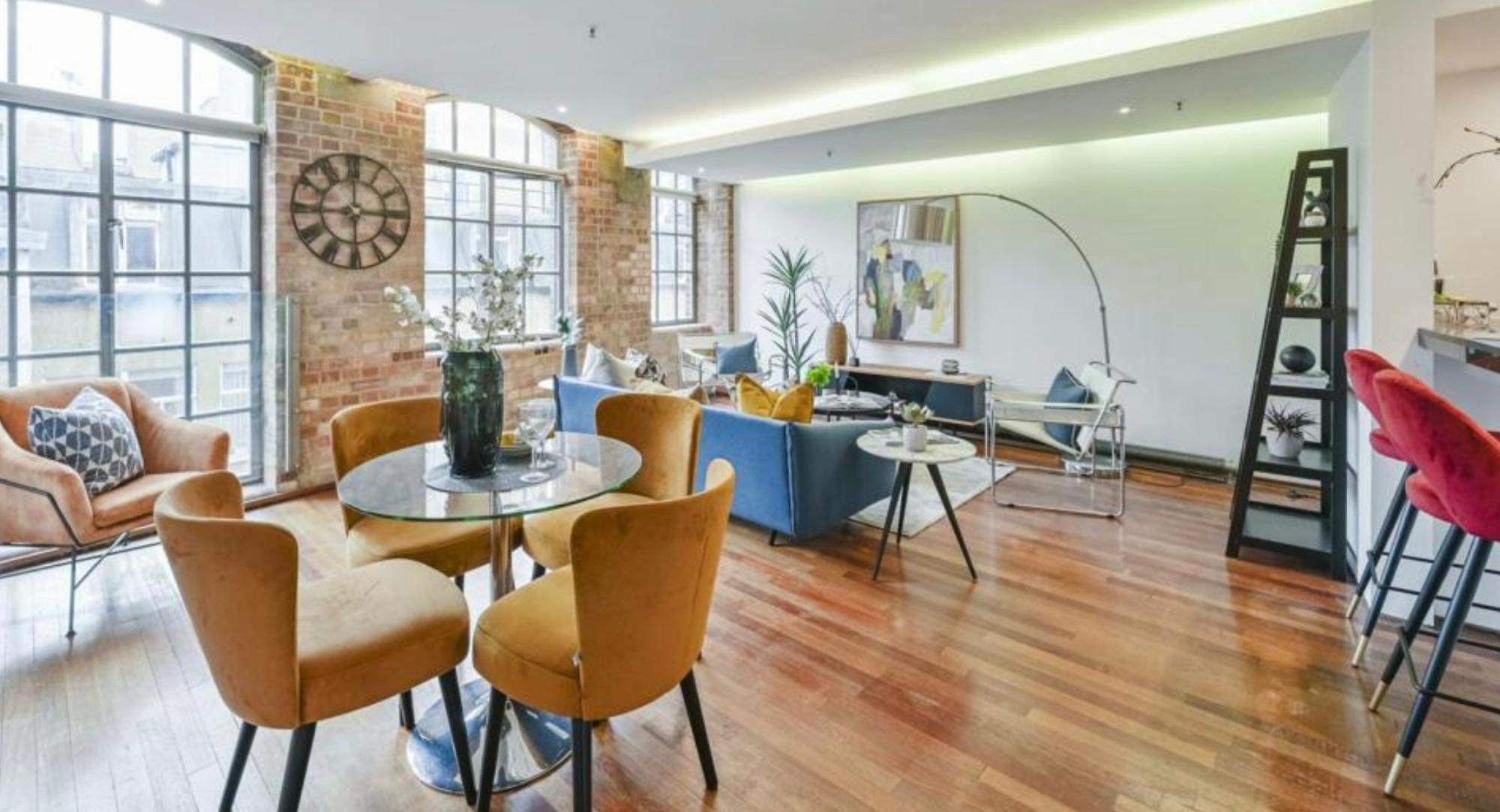 Soho Penthouse Jaquizzi Bath Luxury 2 Million Pound Chiq Boutique 2beds Parking Lägenhet *