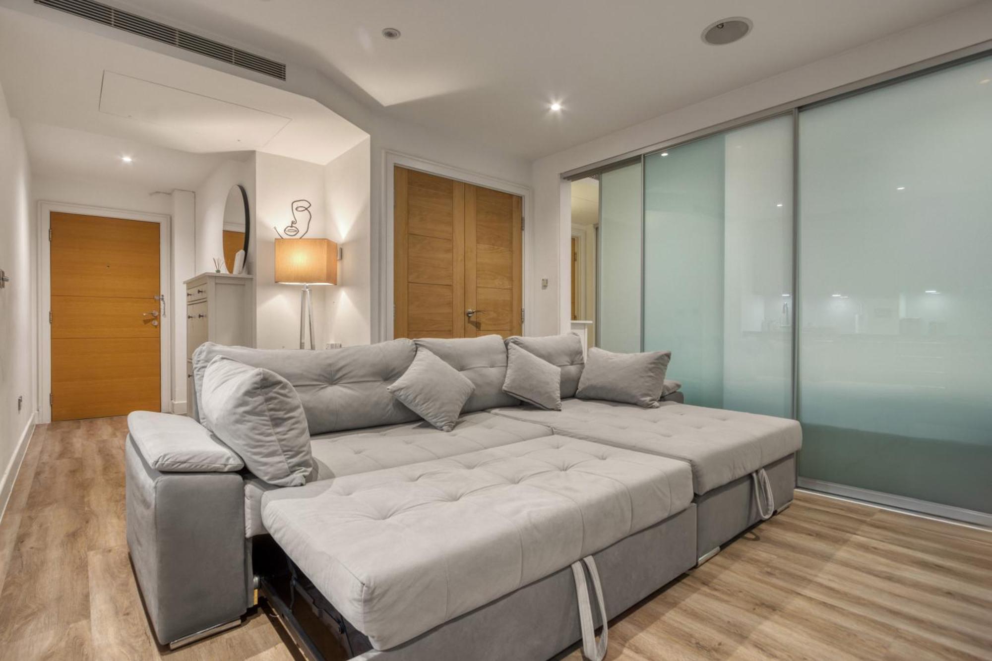 Lägenhet Stunning 1 Bed With Ac Next To Vauxhall Station