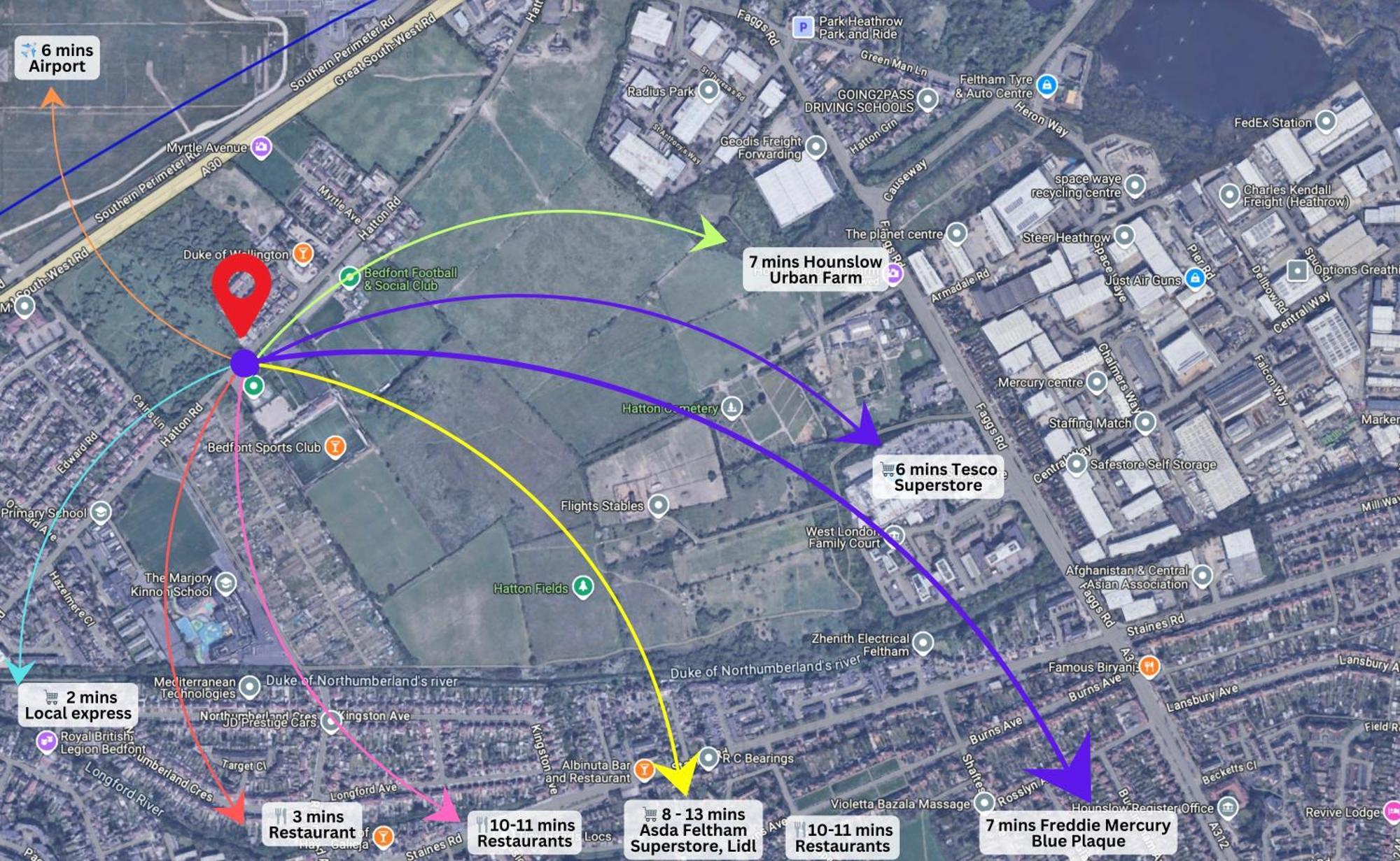 Hatton Heathrow Airport- Free Parking-free Underground To And From Heathrow Airport Hatton Cross Picture-see Fast Hatton Cross To 30min Appartamento *