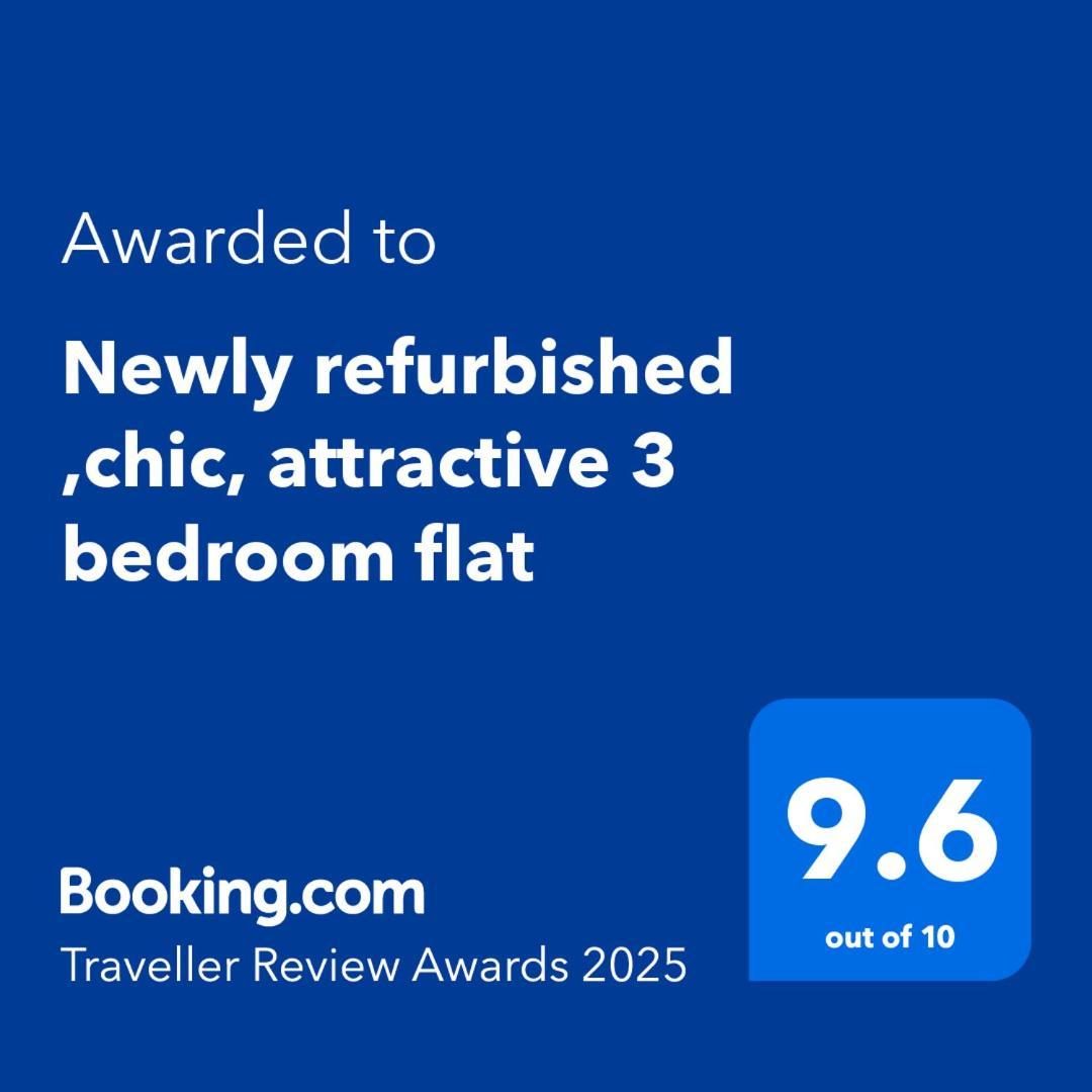 Newly Refurbished ,chic, Attractive 3 Bedroom Flat Lejlighed *